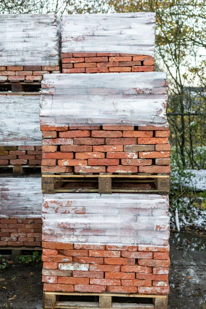 Antique red Groningen bricks