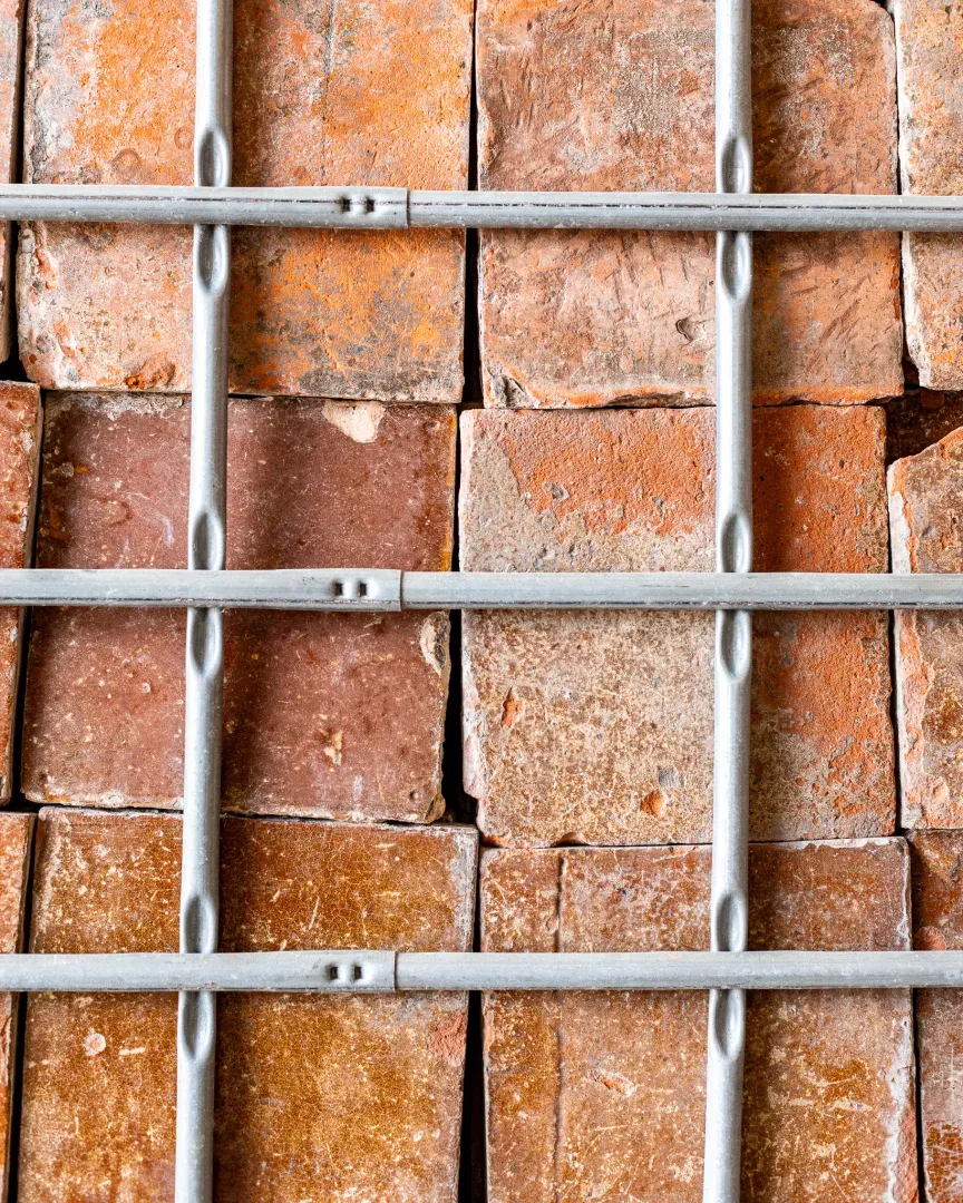 Reclaimed floor tiles in Drenthe