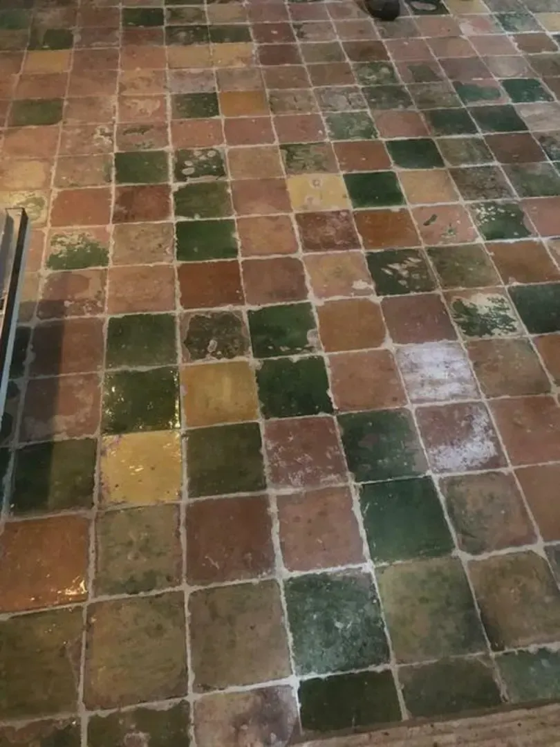 Antique glazed tiles