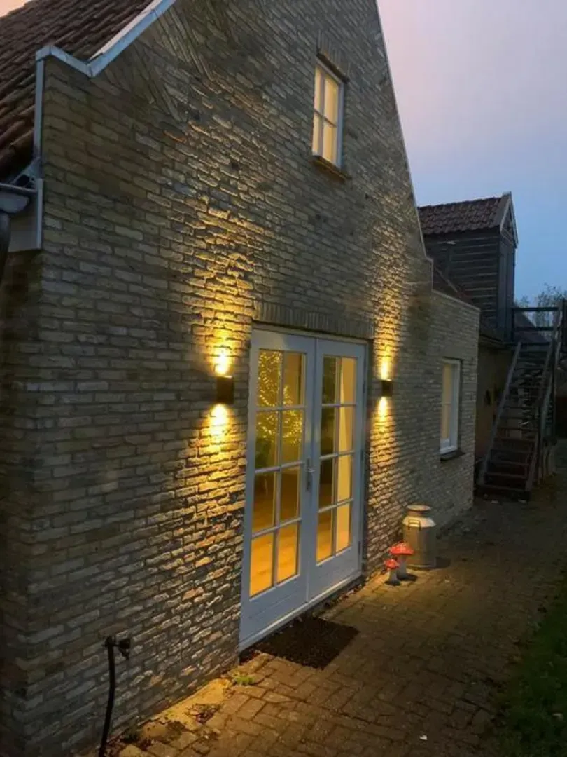 Antique yellow masonry bricks