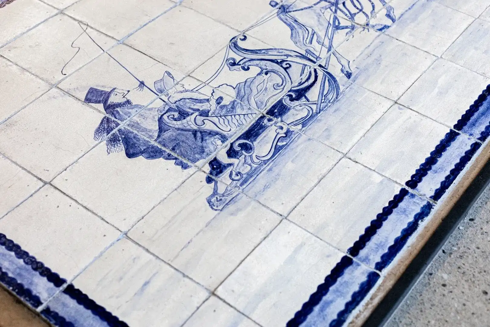 Delftsblauw Handgeschilderd Tegeltableau