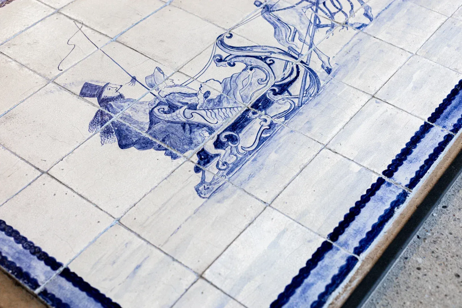 Delftsblauw Handgeschilderd Tegeltableau