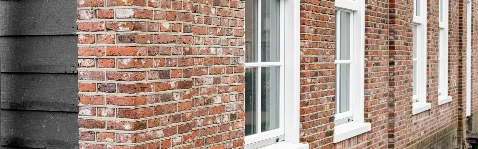 Old handmade building bricks