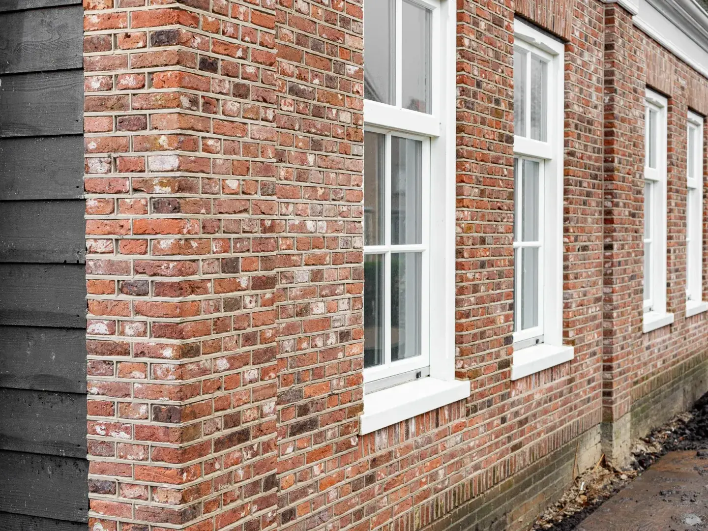 Old handmade building bricks