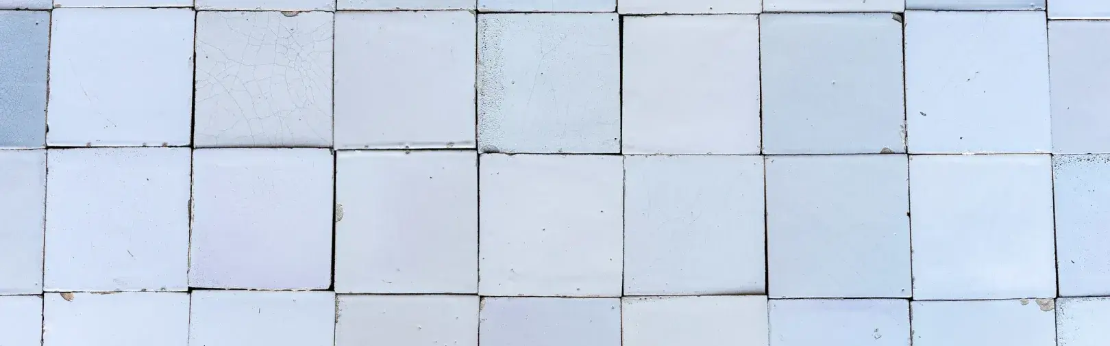 Antique handcrafted wall tiles