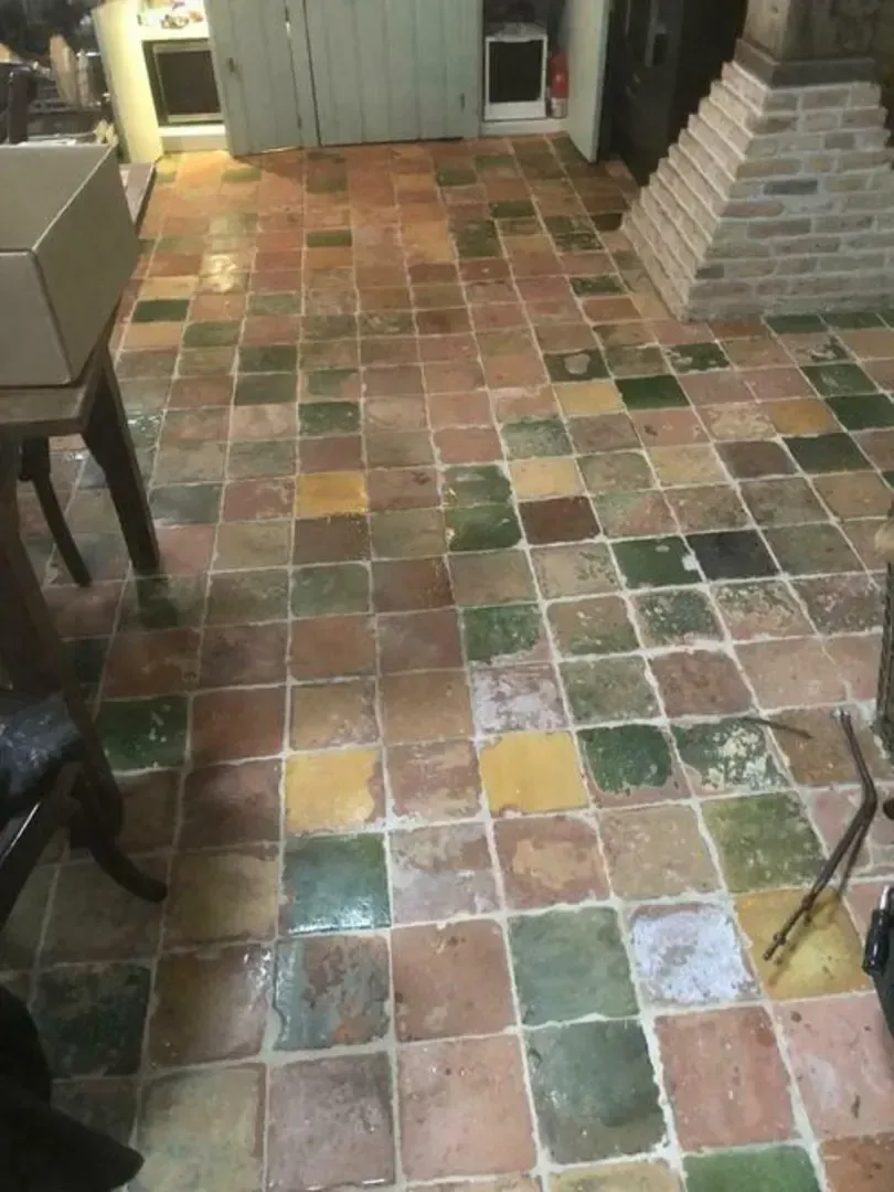 Traditional Dutch floor tiles