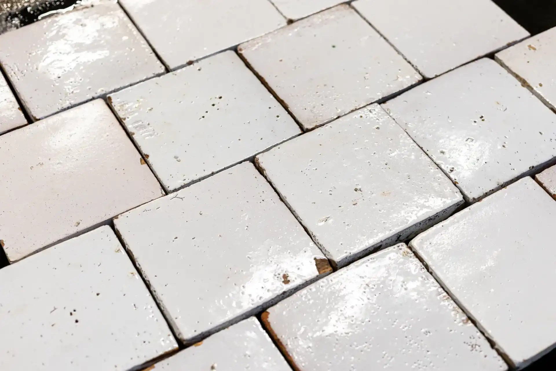 Wit Geglazuurde Terra Cotta Tegels