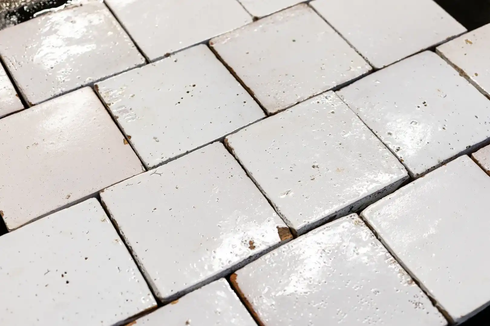 Wit Geglazuurde Terra Cotta Tegels