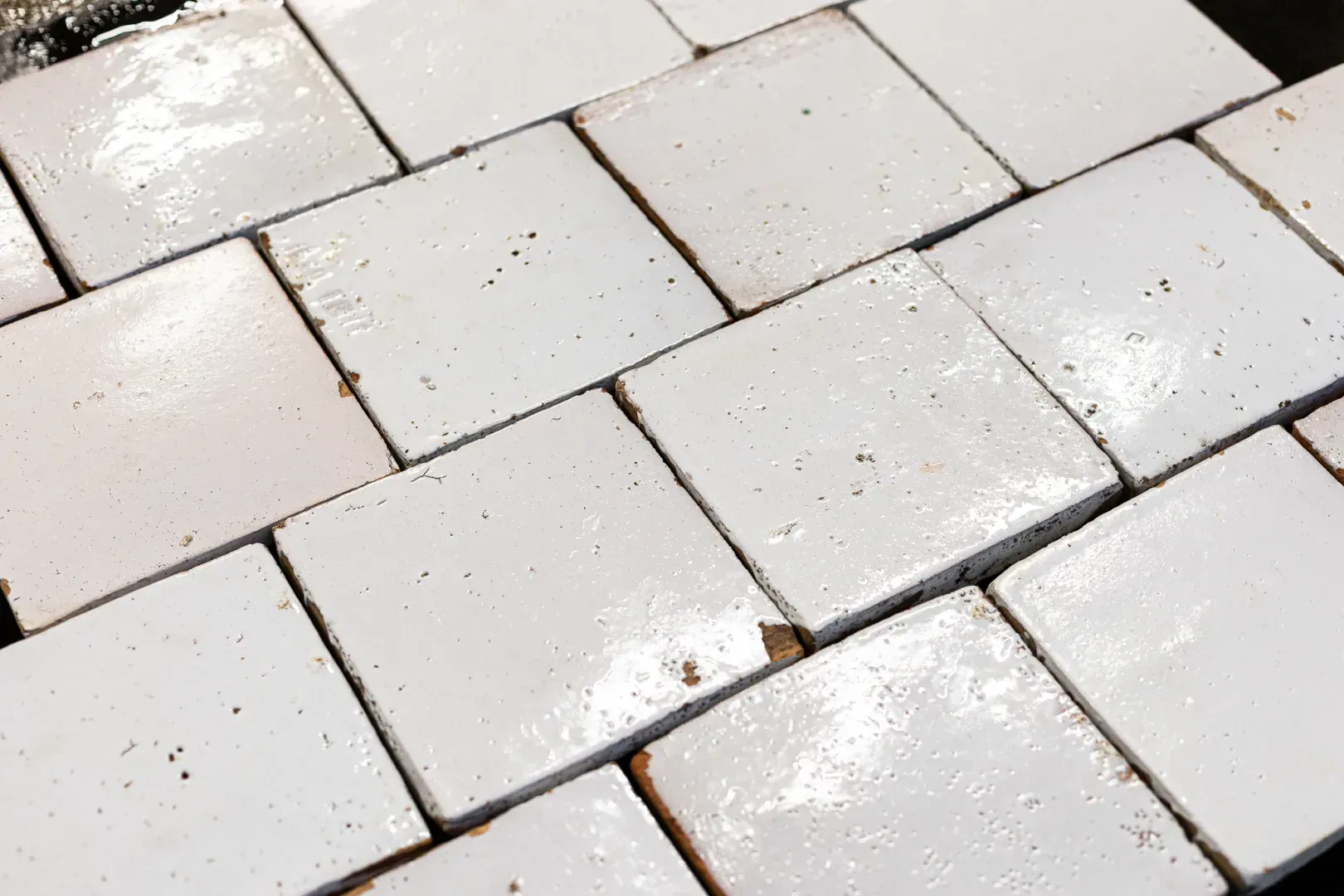 Wit Geglazuurde Terra Cotta Tegels