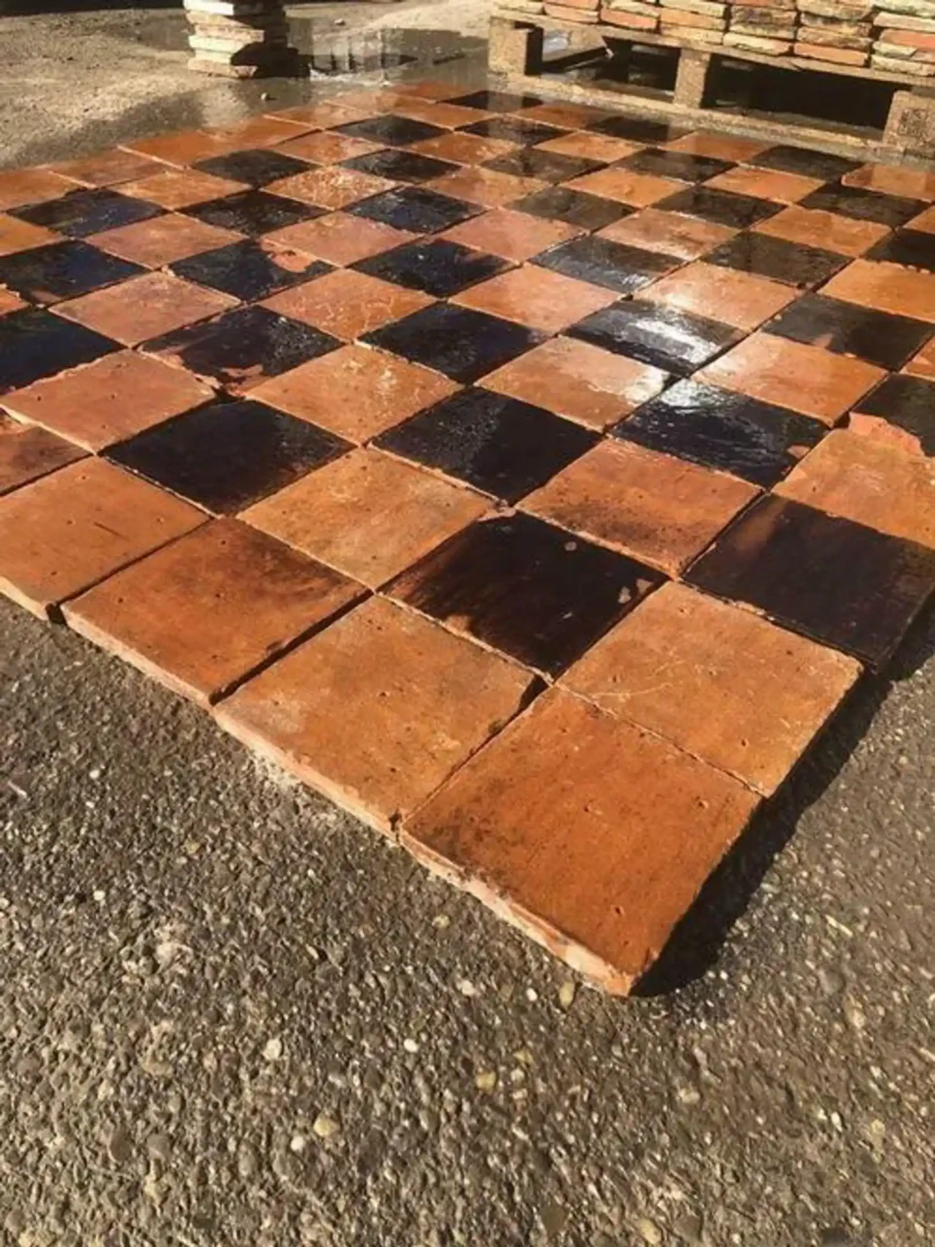 Antieke Geglazuurde Plavuizen1