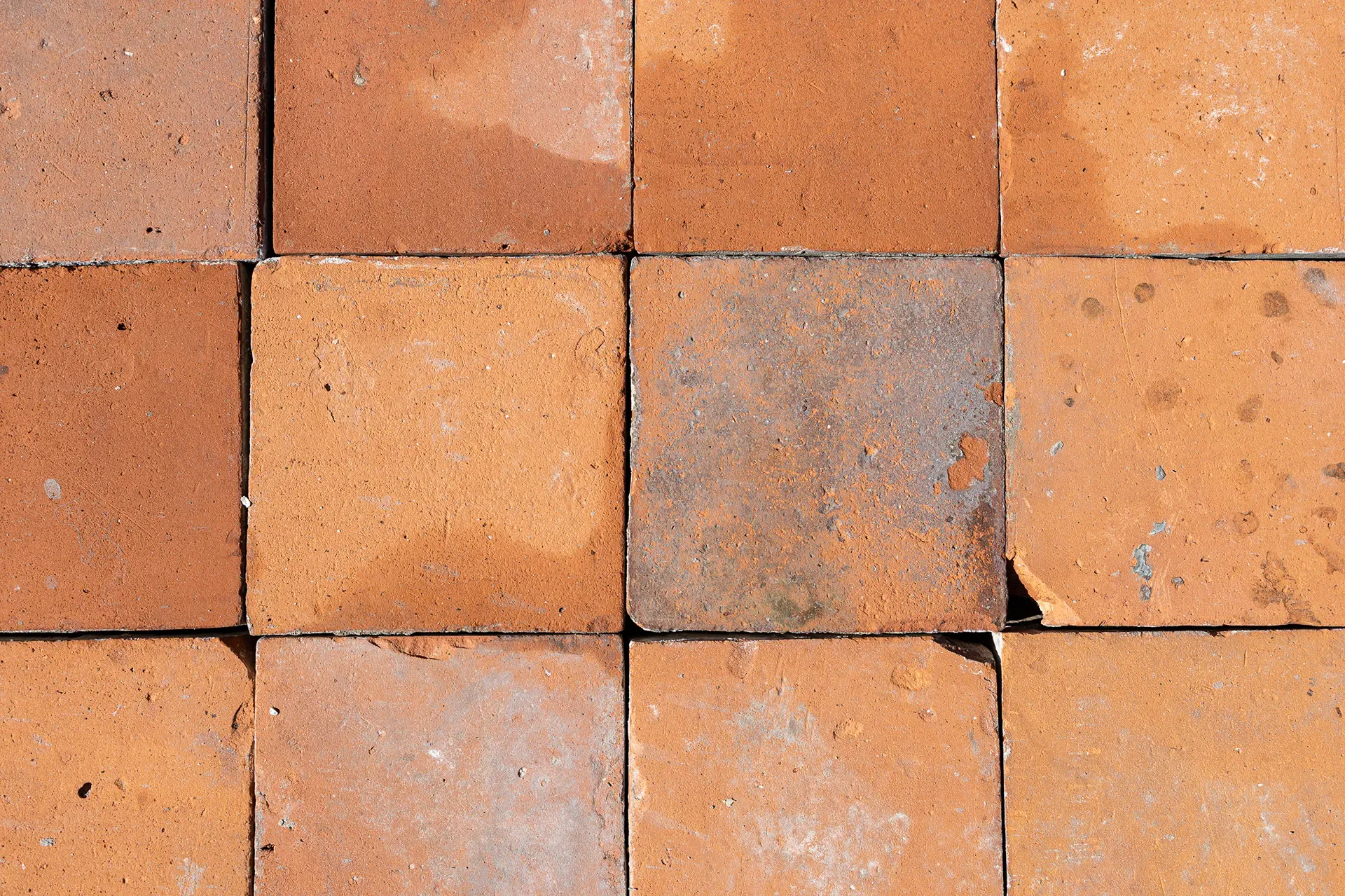 Carreaux de sol anciens de ferme hollandais