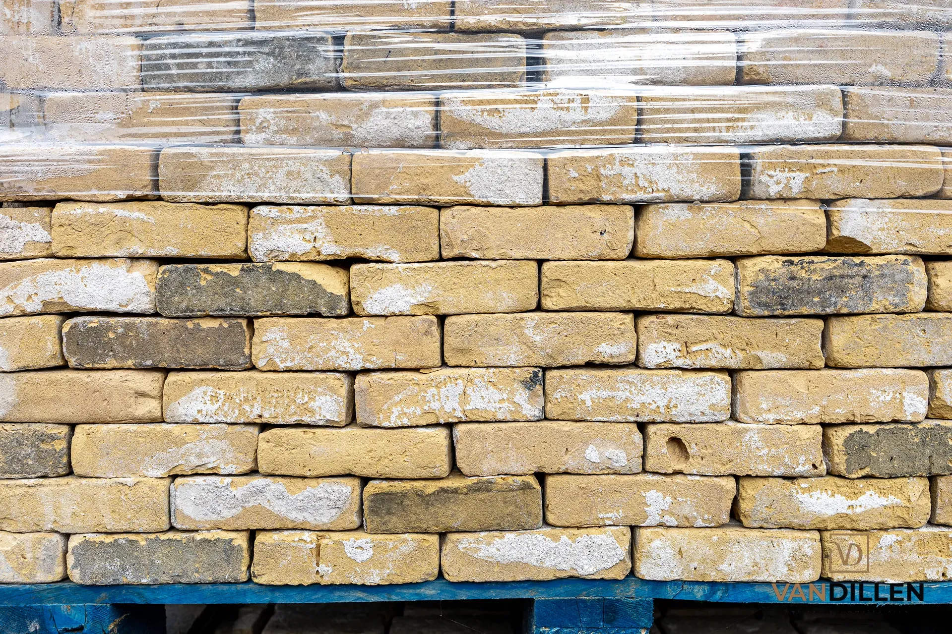 Antique yellow IJssel bricks, 16 cm