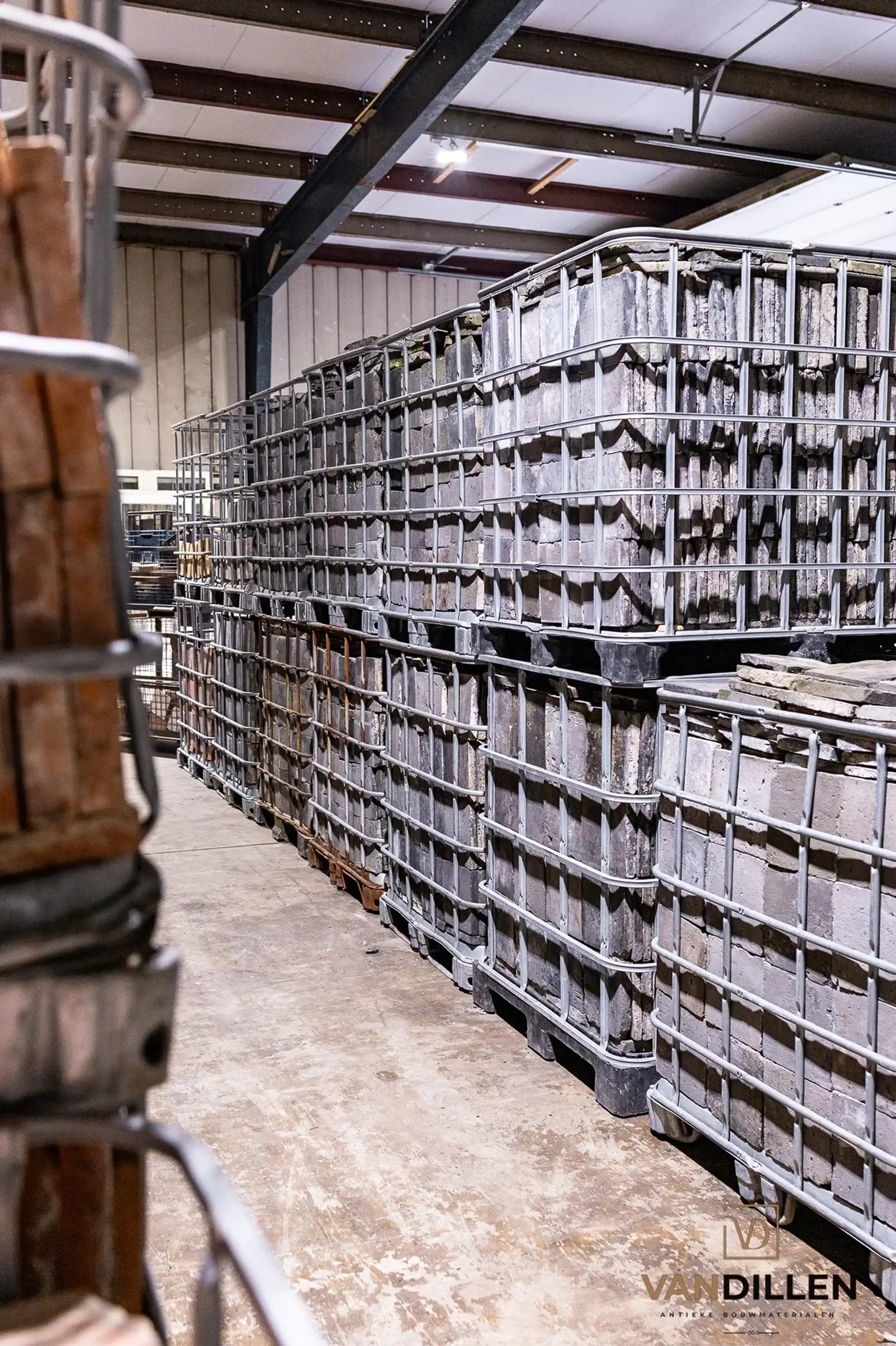 Antieke Oude Grijze Gesmoorde Estrikken Plavuizen Hollands Handvorm