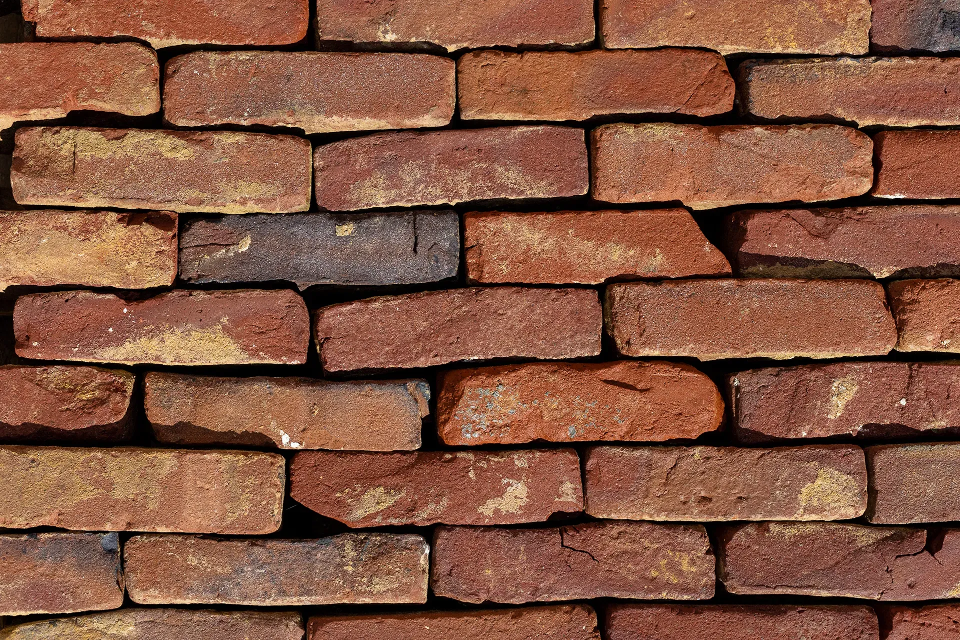 Antique field-fired bricks