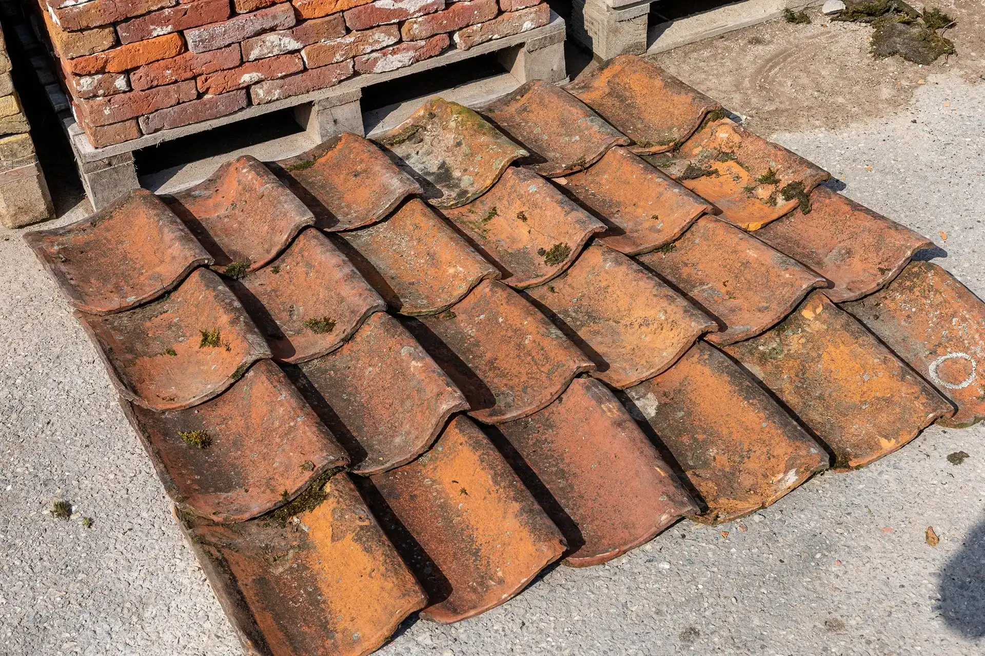 Antieke Rode Dakpannen Kopen