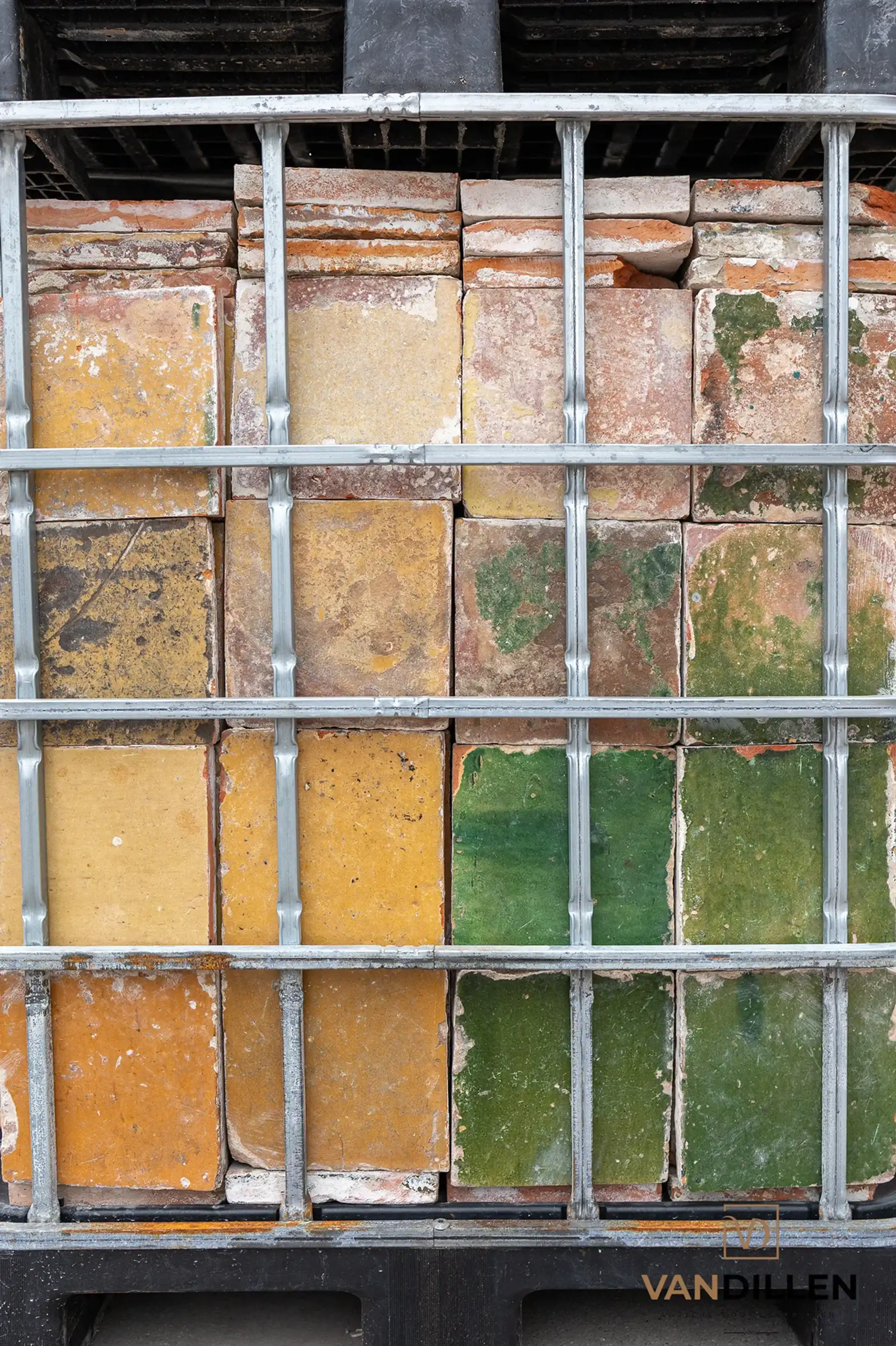Antique Glazed Tiles Reclaimed