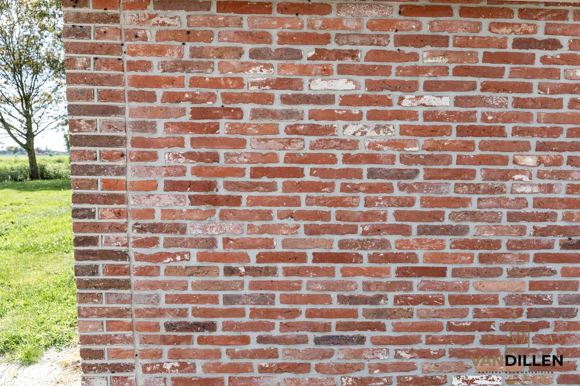 Authentic Frisian reclaimed handmade bricks in Nijland
