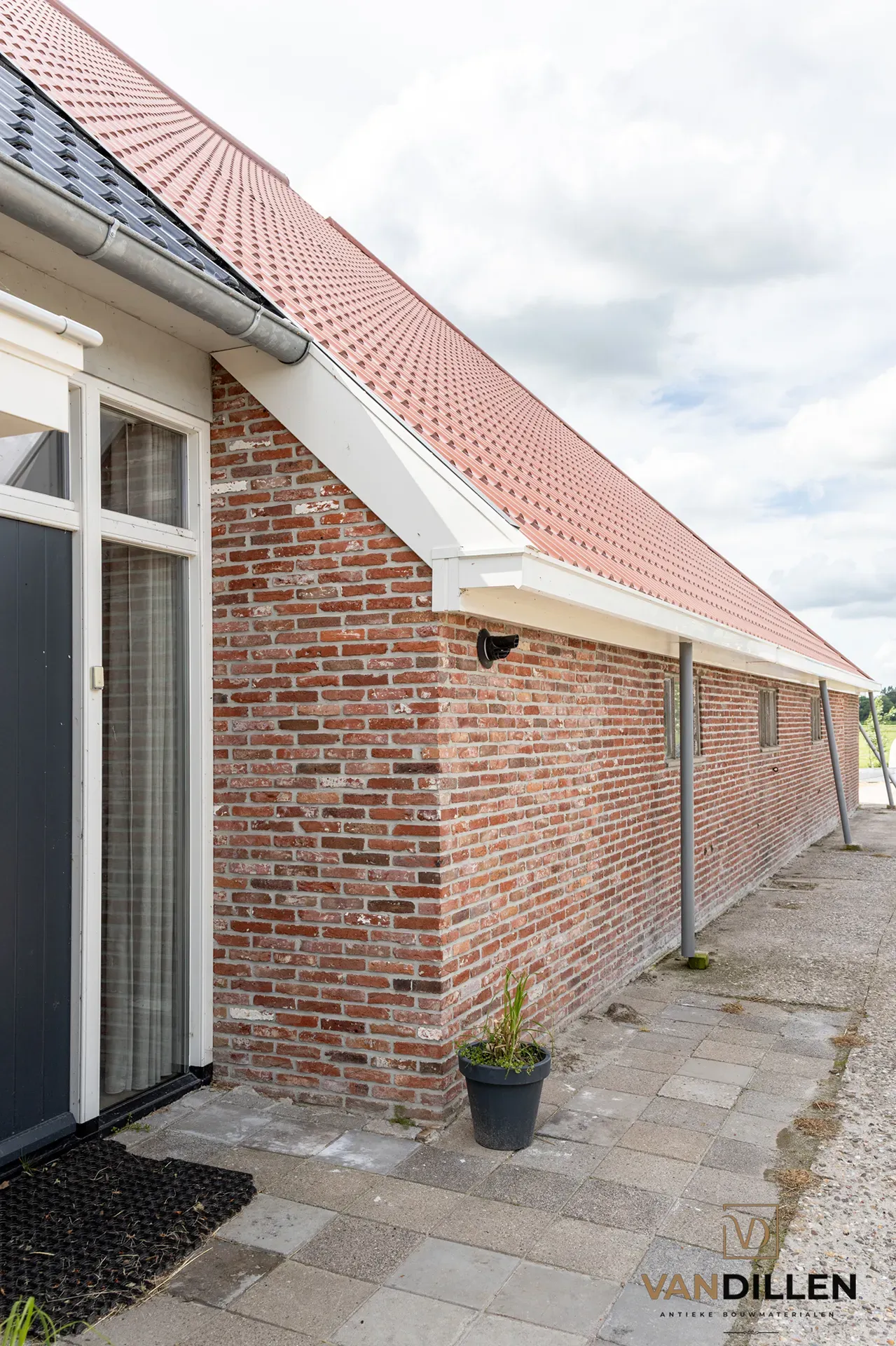 Authentic Frisian reclaimed handmade bricks in Nijland