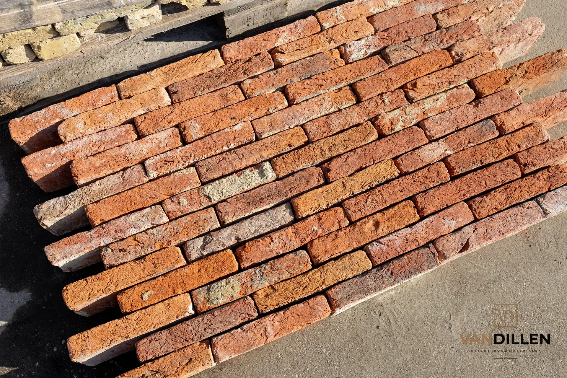 Bakstenen Antiek Uit De Vecht Rood Oranje Bruin