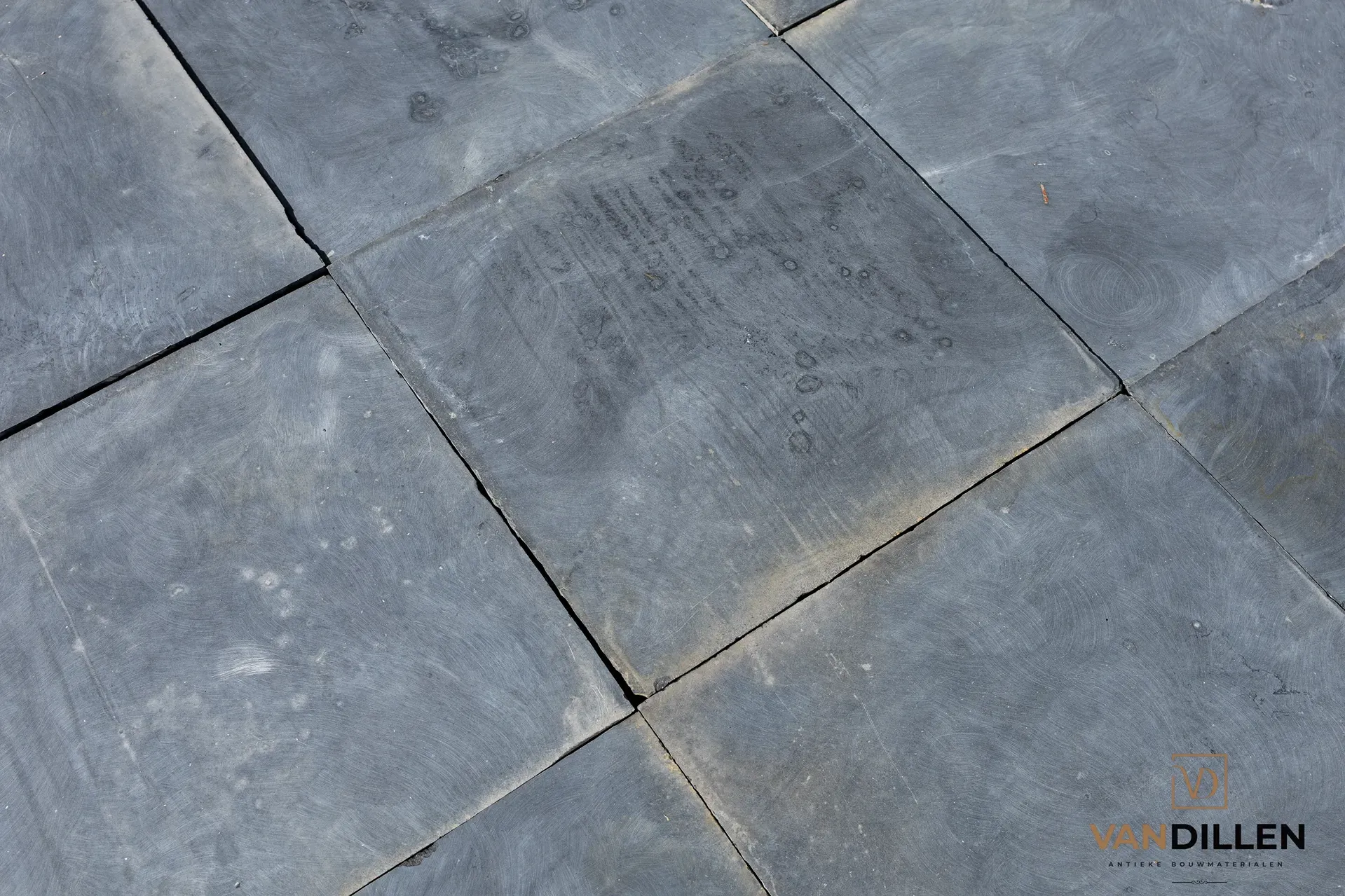 Blue-grey church floor slabs, 55 x 55