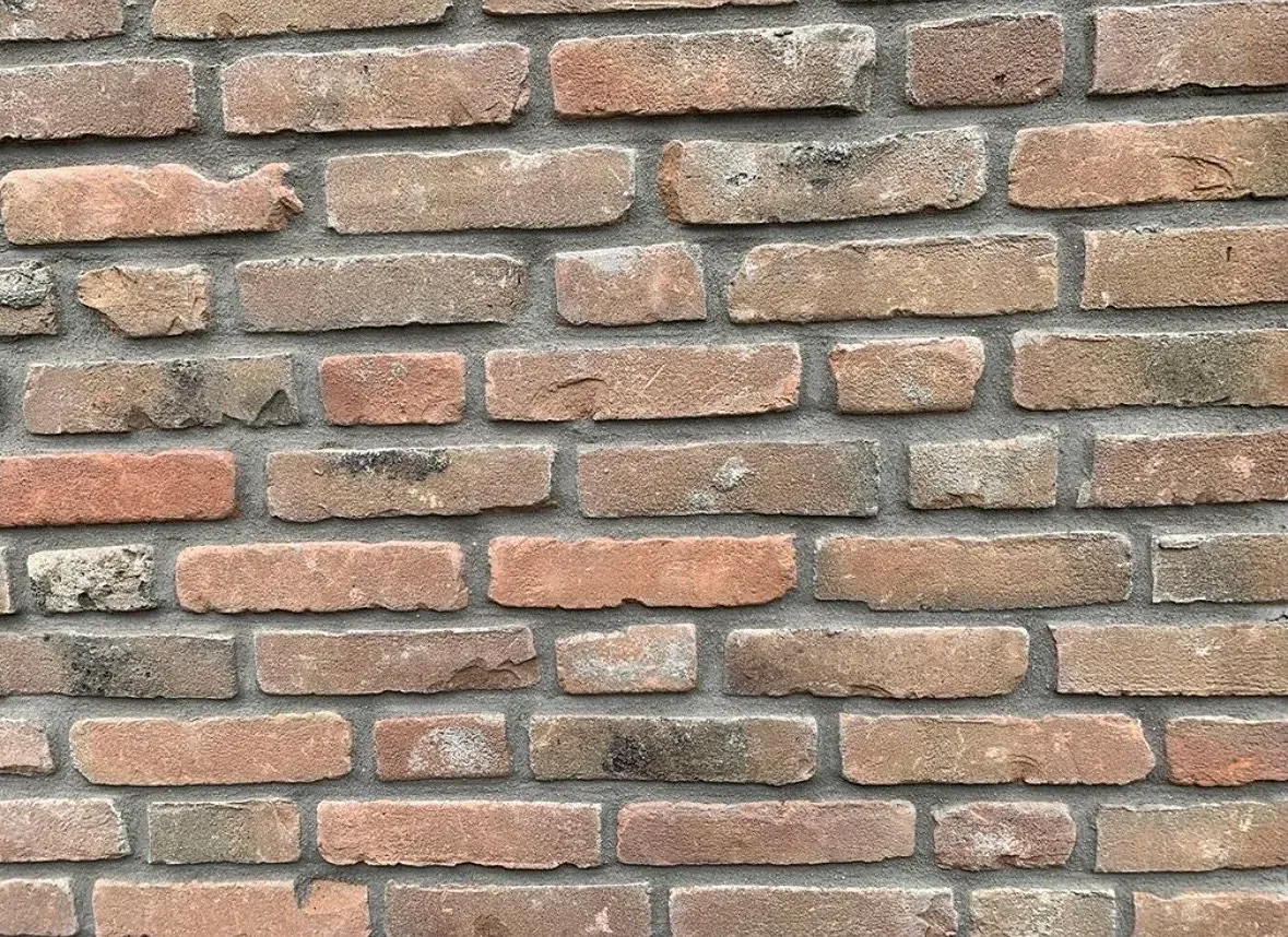 Brons bruine oude vormbak stenen, 21 x 5