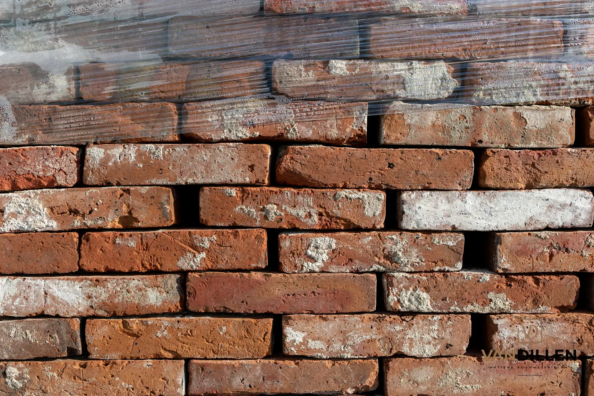Brown handmade Groningen bricks