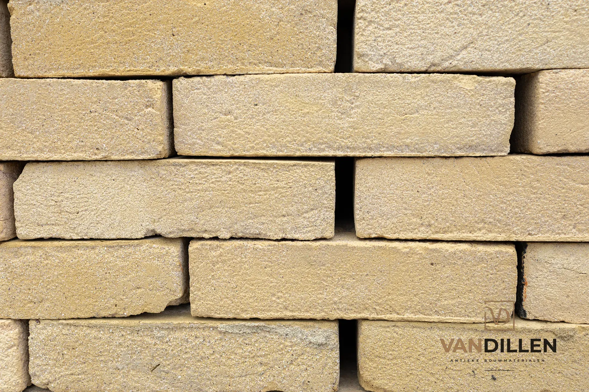 Reclaimed yellow sand-faced moulded bricks