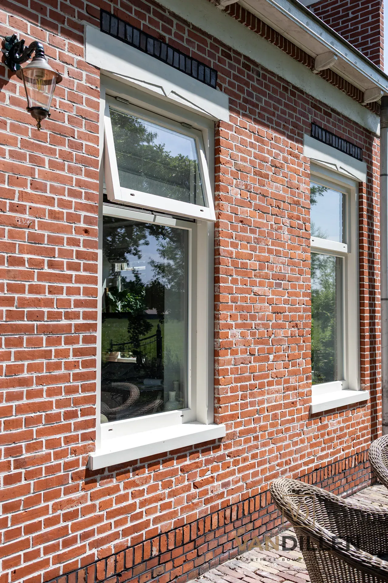 Fassadensanierung in Groningen mit alten Ziegeln