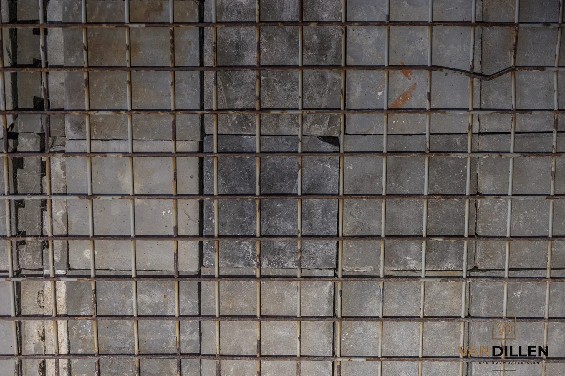 Grey antique tiles, 16 cm