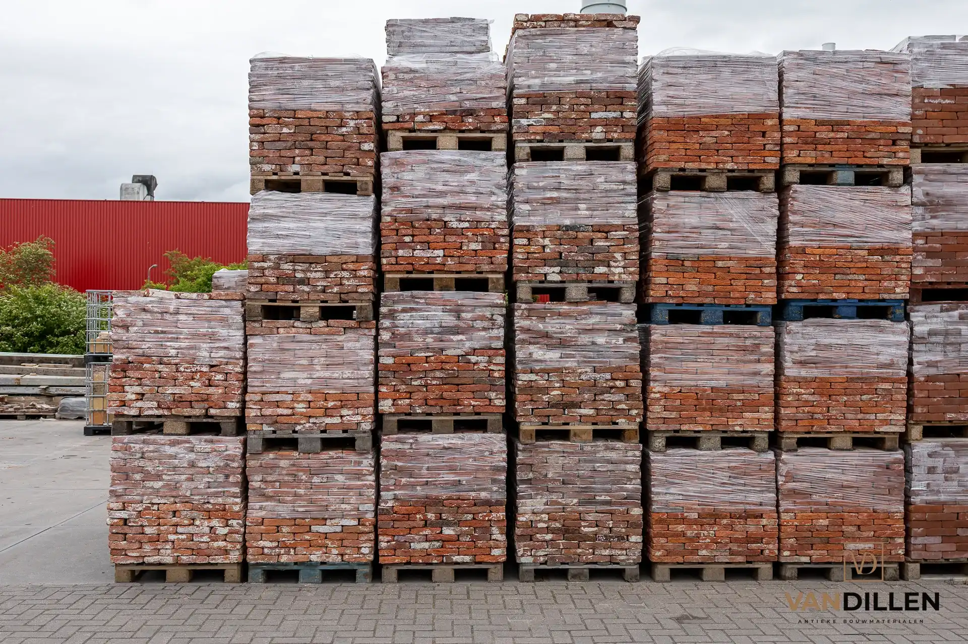 Grote Partijen Oude Rode Stenen Kopen Nieuwbouw Renovatie Restauratie