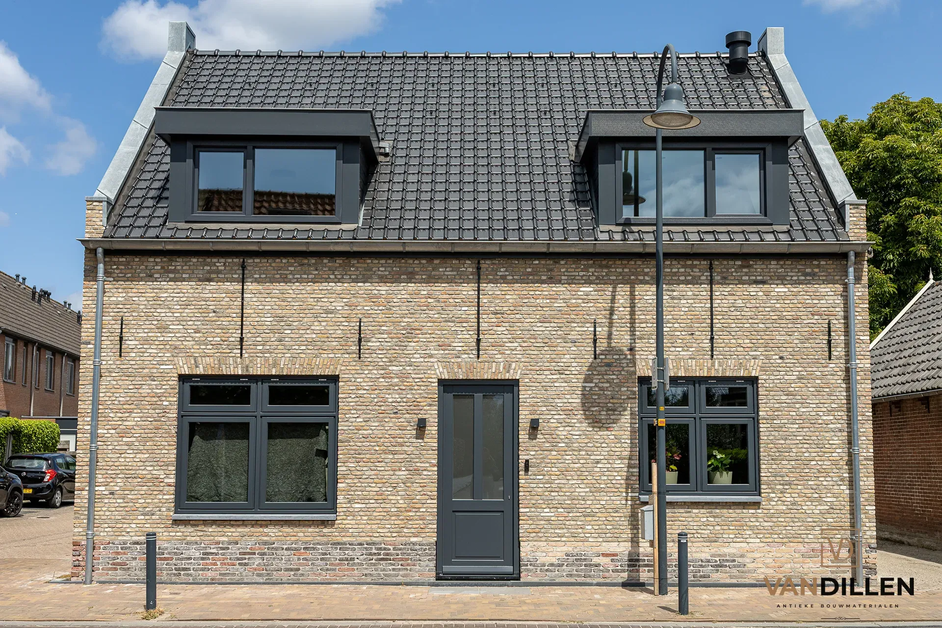 Handvorm ijsselstenen appelbloesem in Hazerswoude - Dorp