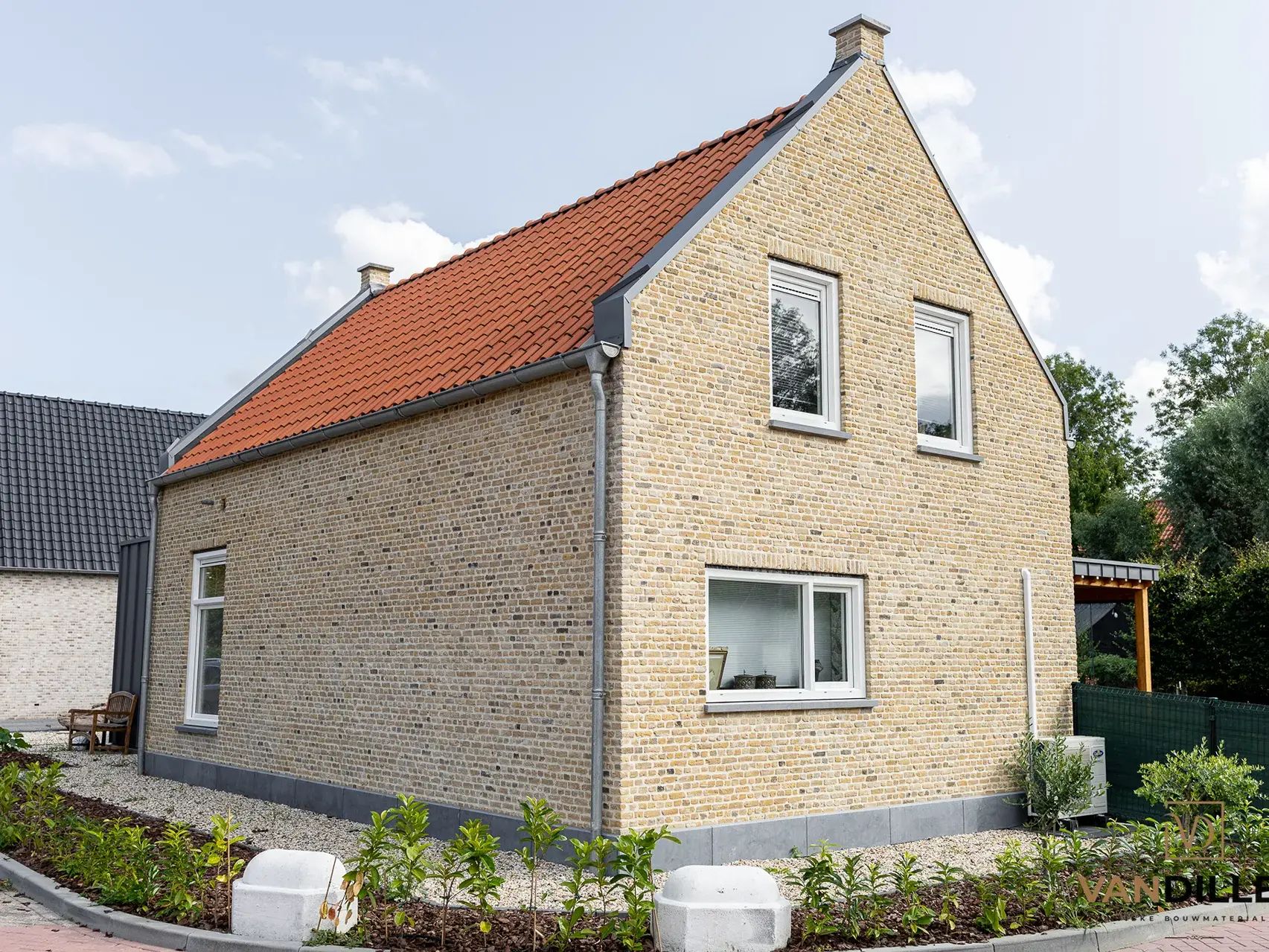 Moulded IJssel bricks in Middelharnis
