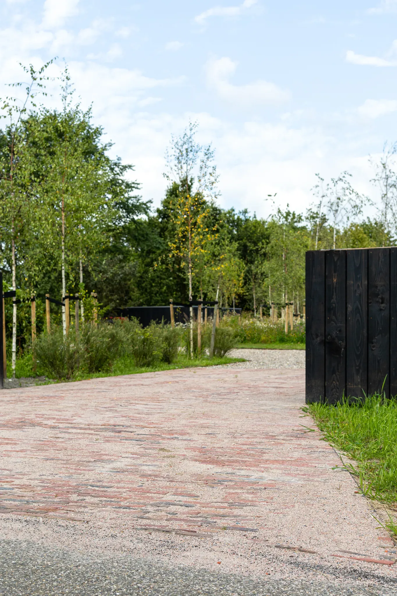 Oprit van Groninger steen in Heeg 6