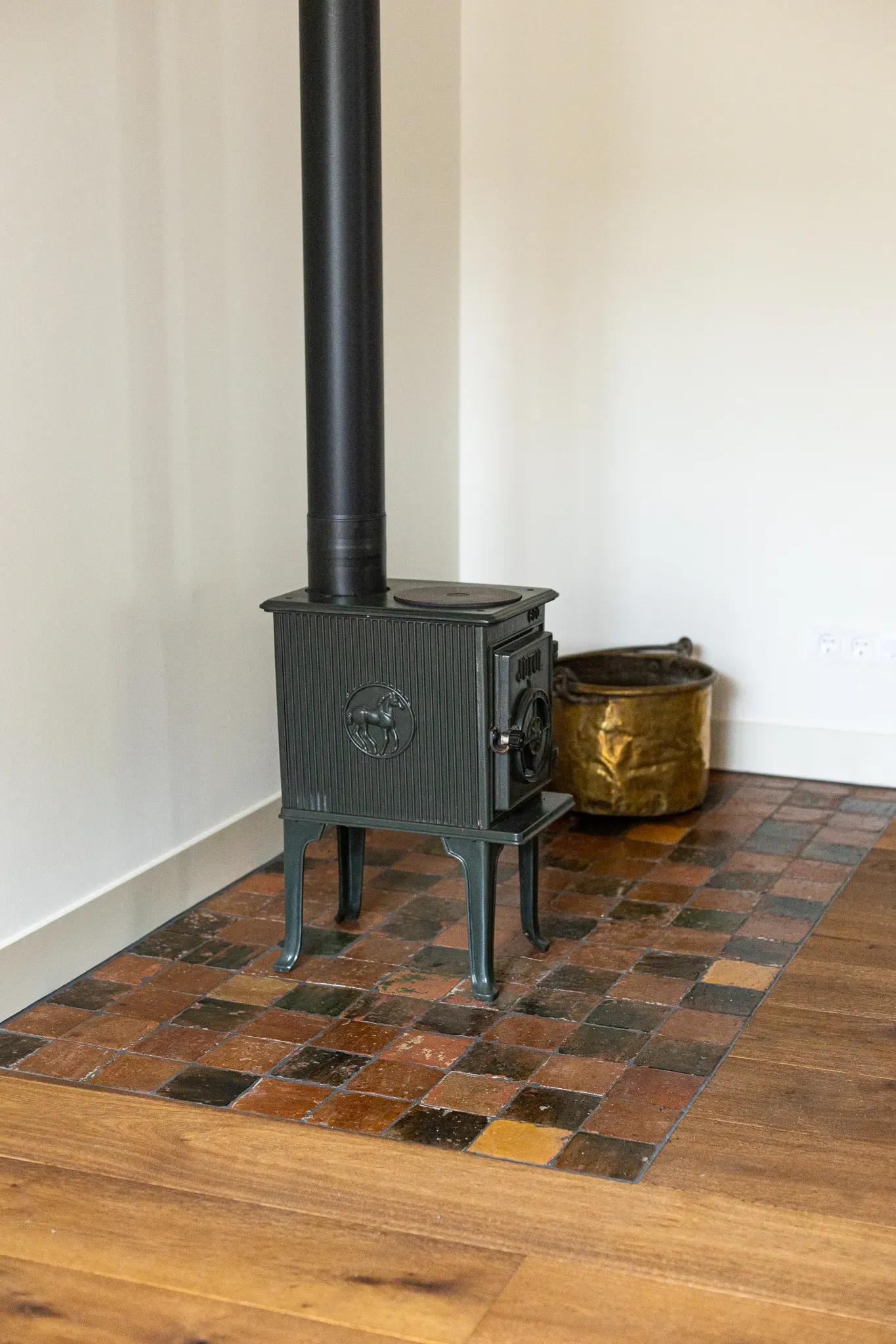 Small traditional Dutch terracotta floor tiles