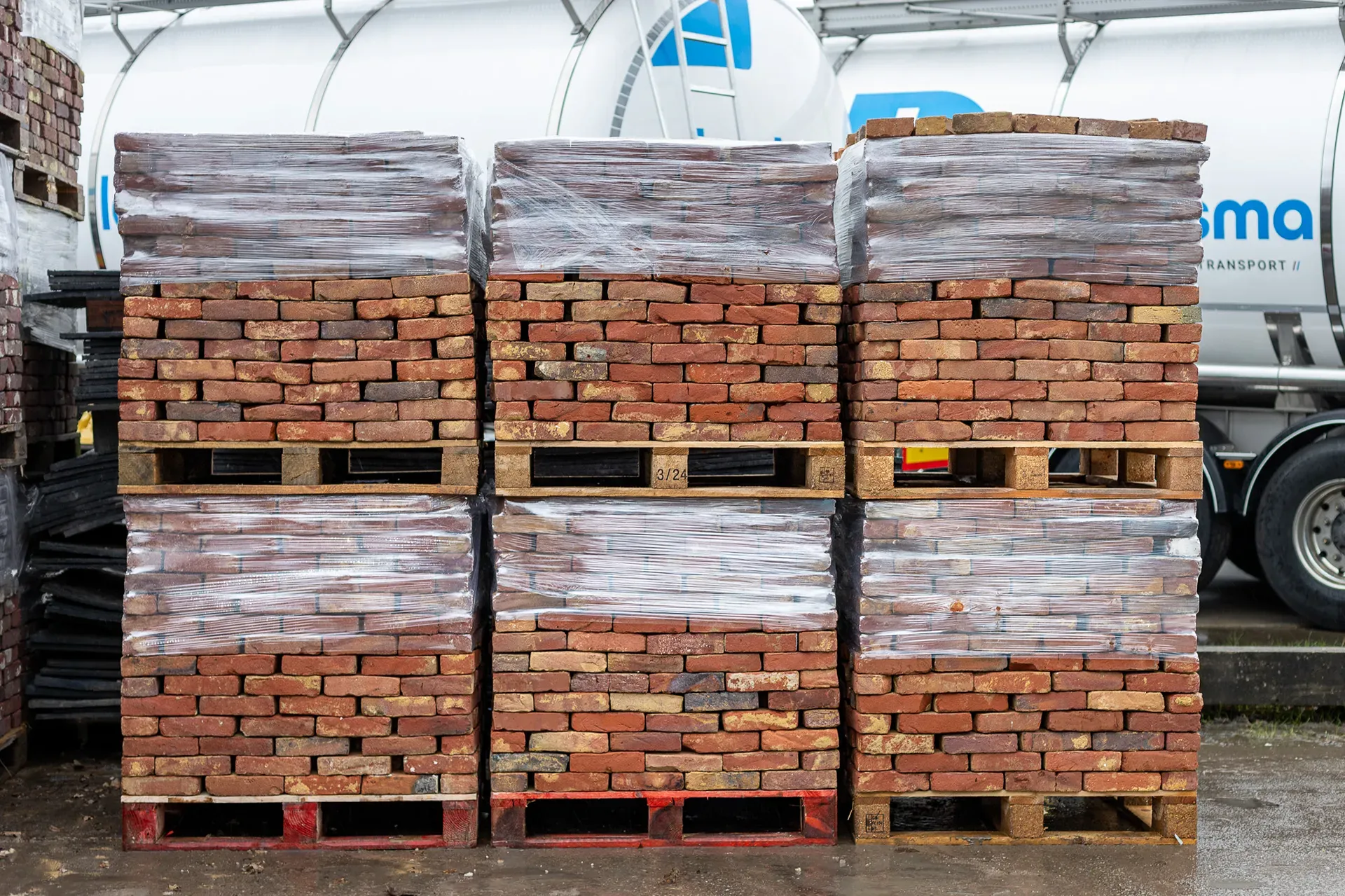 Masonry bricks from the 1930s