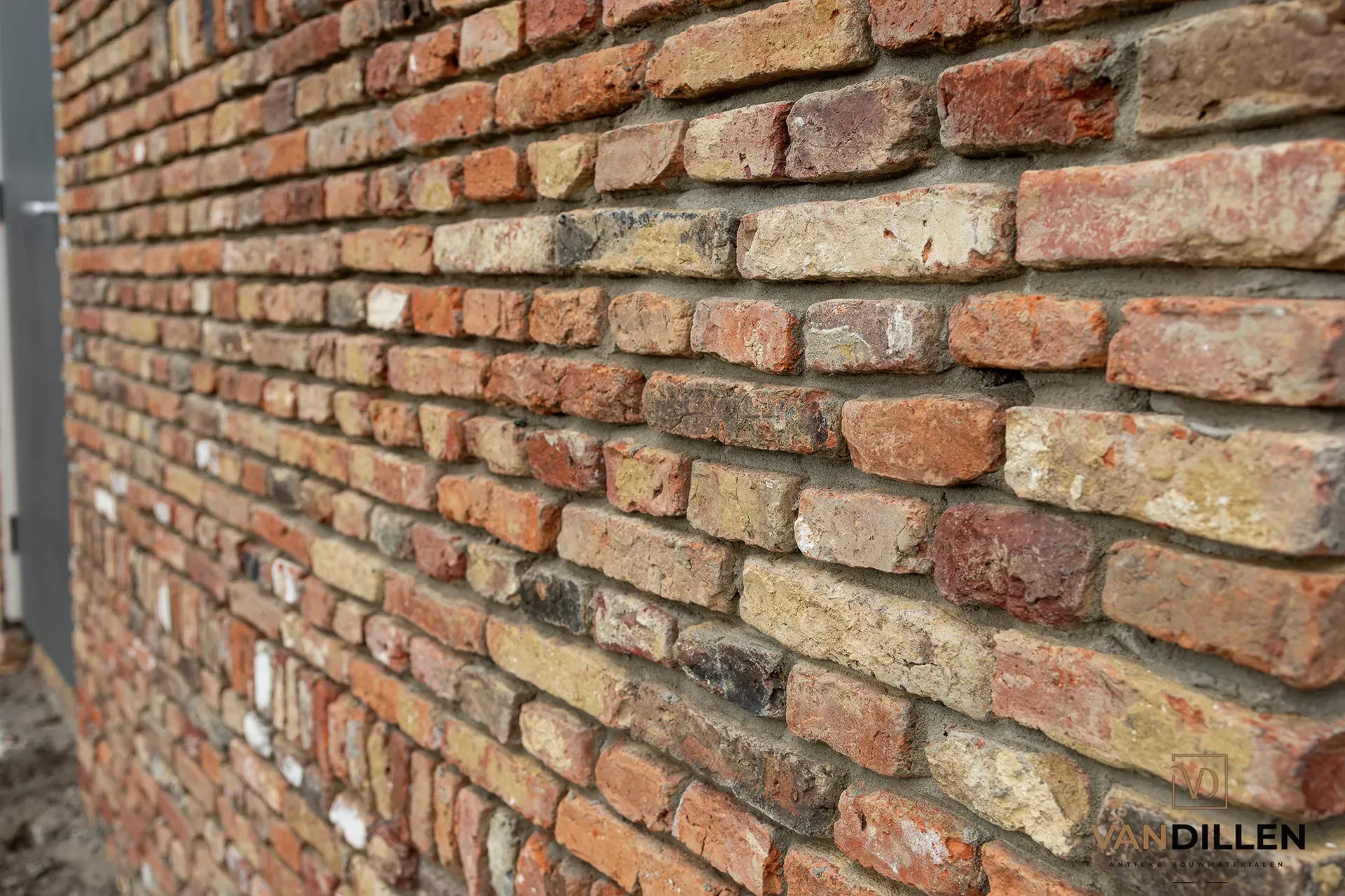 Metselwerk Met Oude Bouwstenen