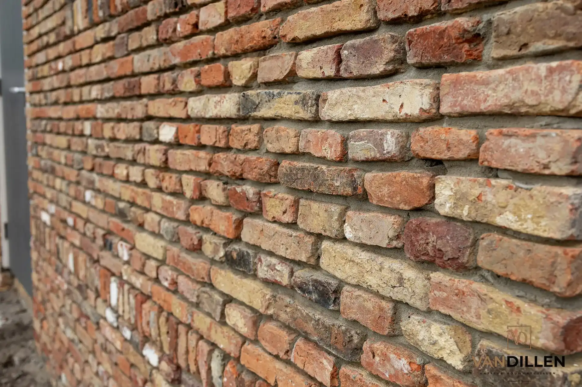 Metselwerk Met Oude Bouwstenen