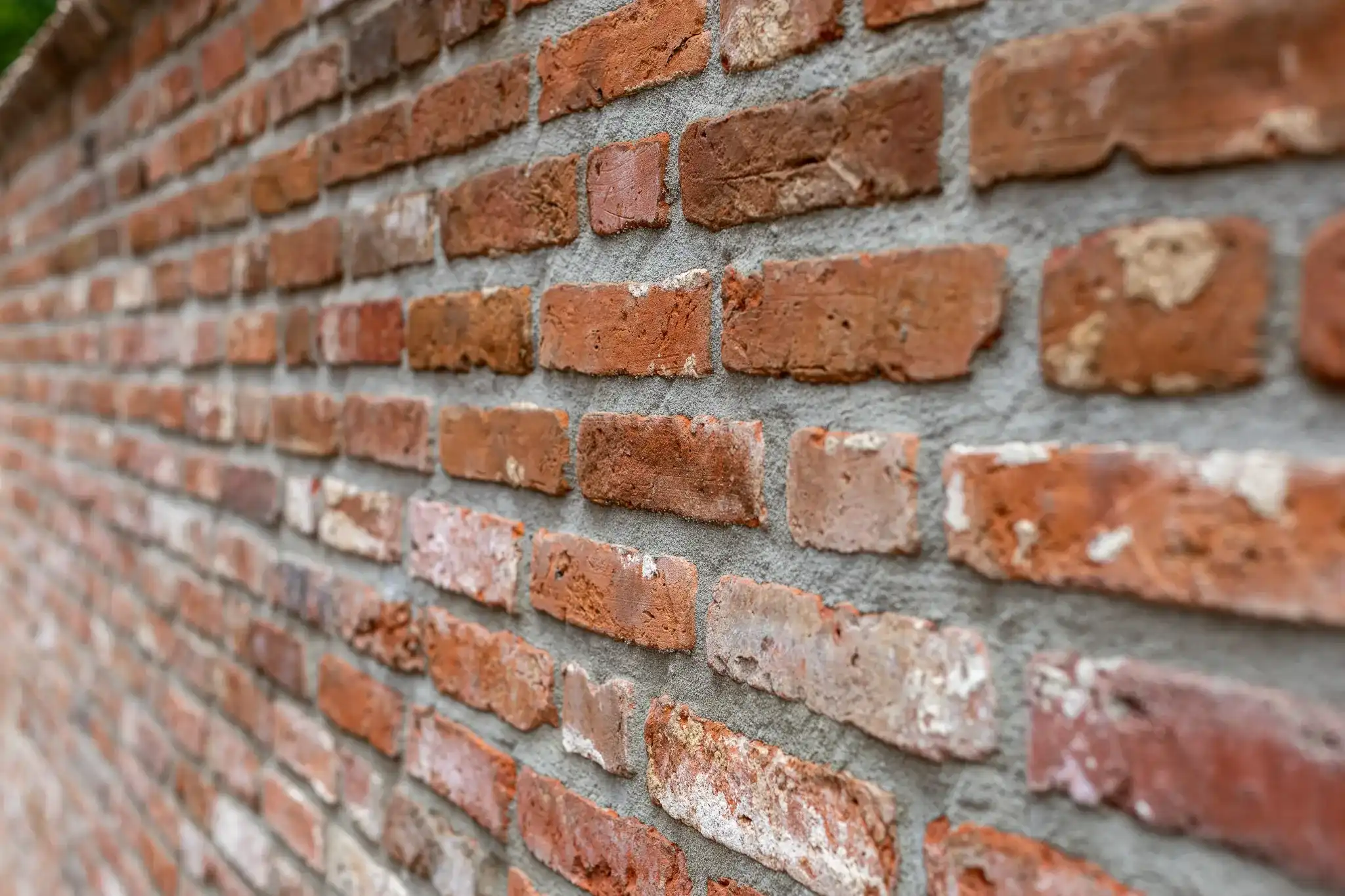 Muur Van Hergebruikte Stenen