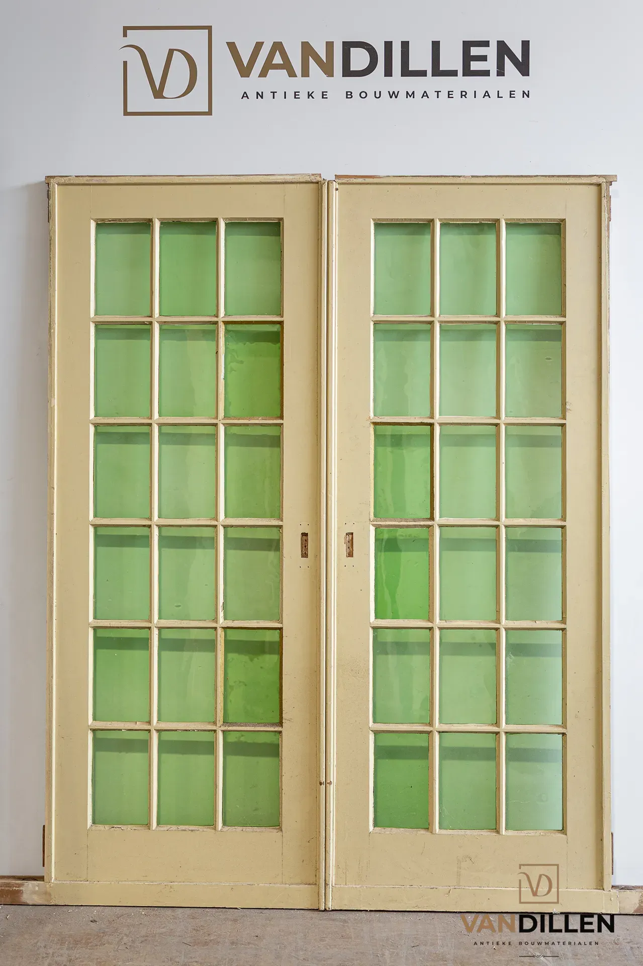 Nr 107 Oude Roede Verdeling Deuren Kleur Glas