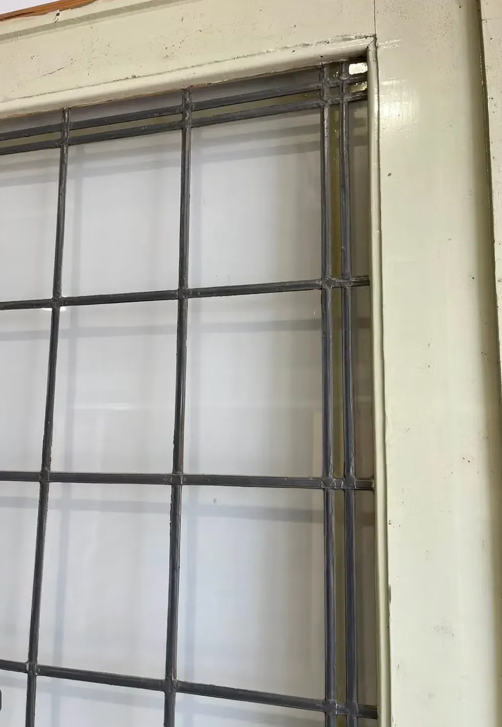 Nr 120 hoge set antieke ensuite met glas in lood en kleur rand