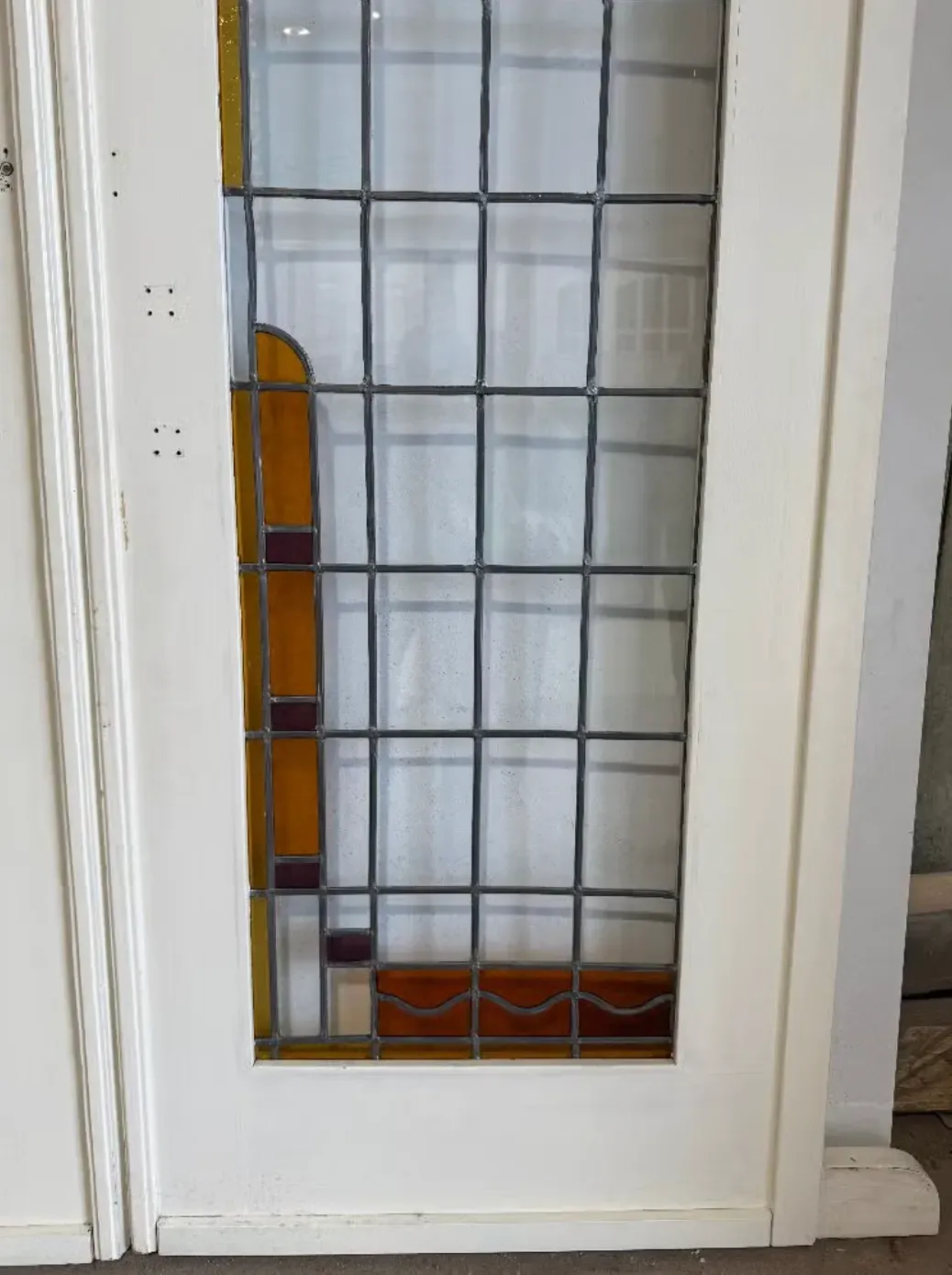 Nr 138; Fraaie set art deco ensuite schuifdeuren
