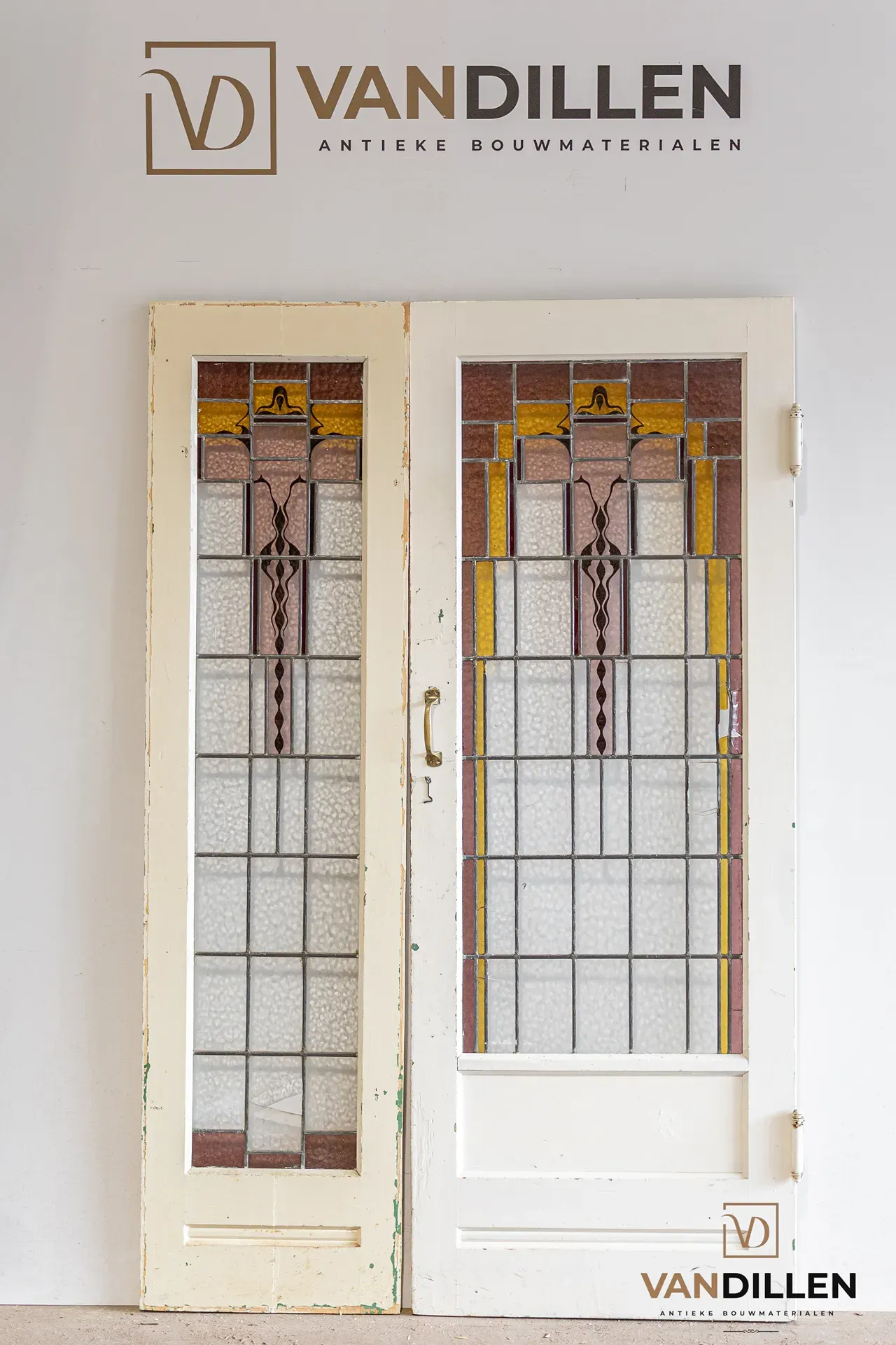 Nr 142; Unieke kast / vouwdeuren set art deco
