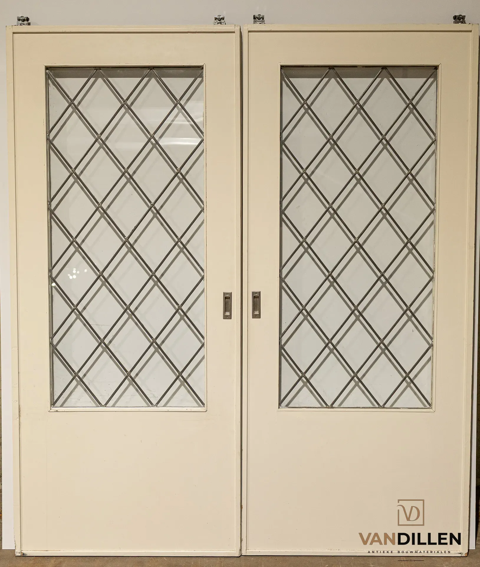 Nr 25 Oude Ensuite Deuren Met Glas In Lood Geruit