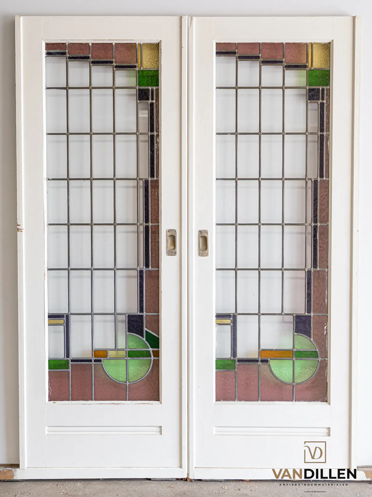 Nr 28 Antique Doors With Glass Art Deco
