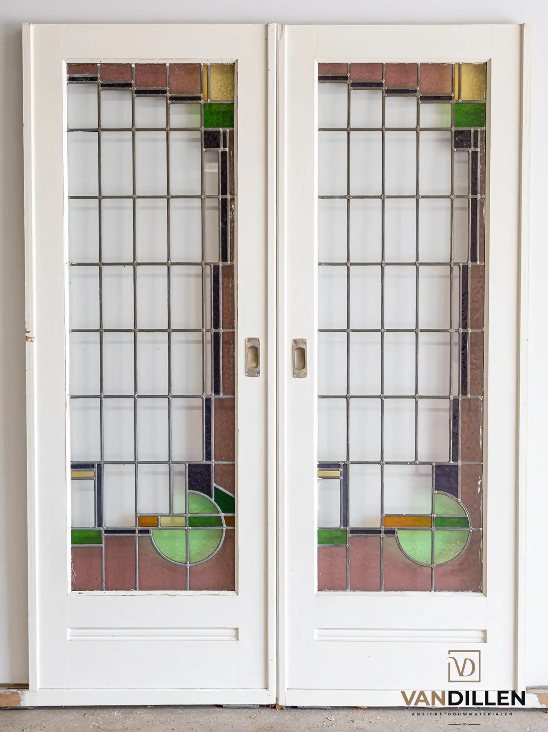 Nr 28 Antique Doors With Glass Art Deco