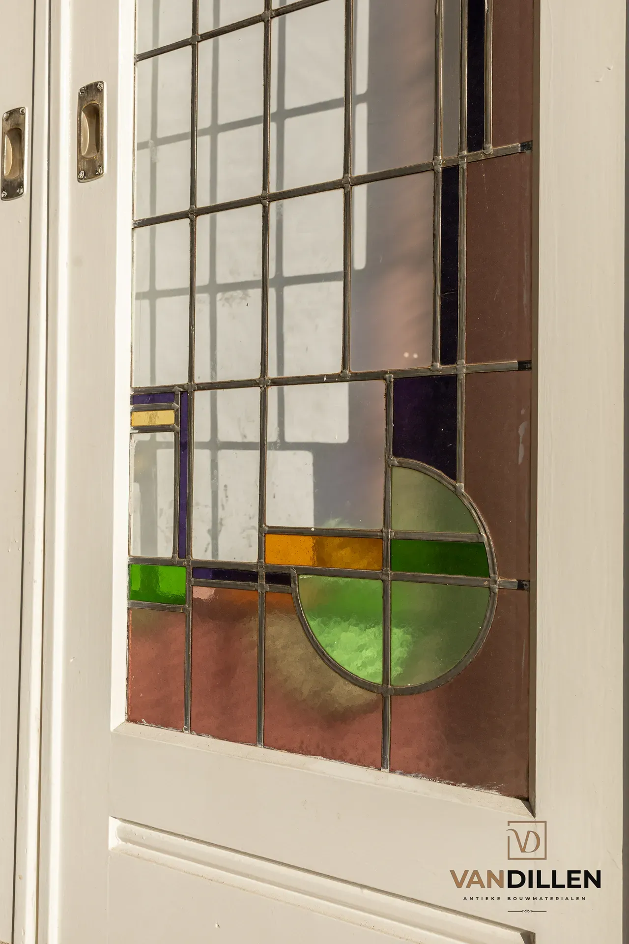 Nr 28 Art Deco Glas In Lood Ensuite Deuren