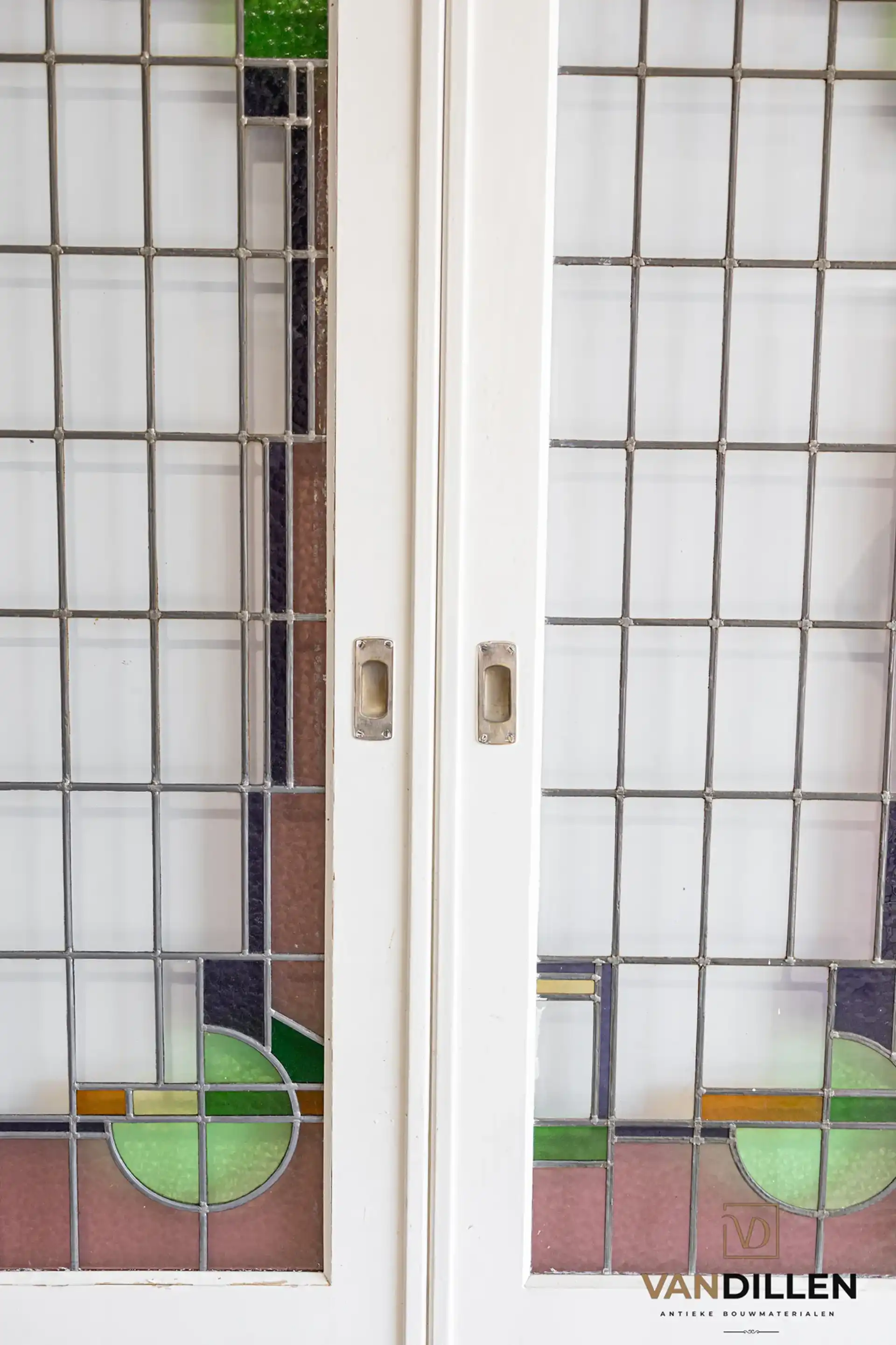 Nr 28 Oude Ensuite Schuifdeuren Glas In Lood