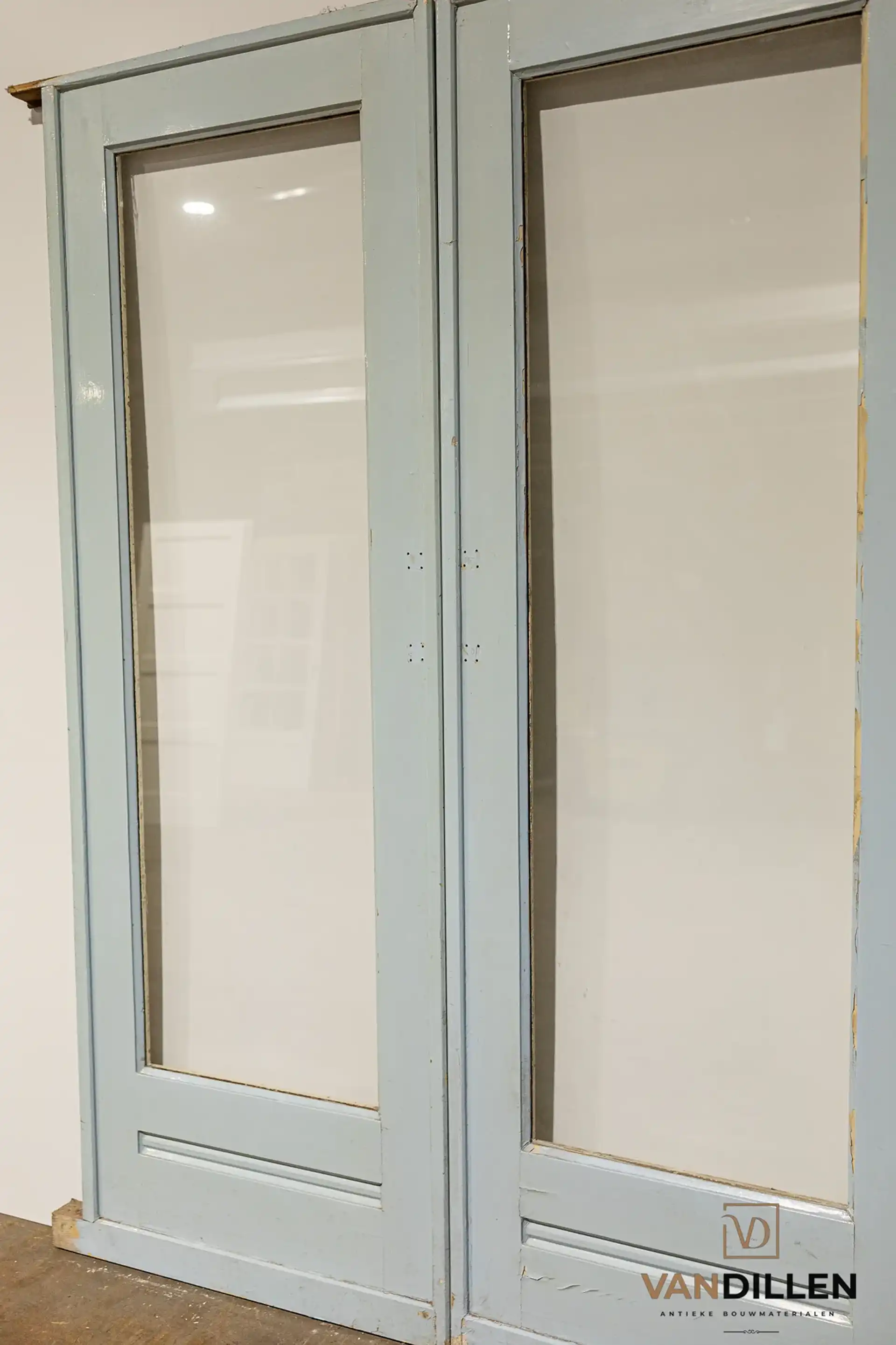 Nr 42 Oude Binnendeuren Blank Glas Schuif