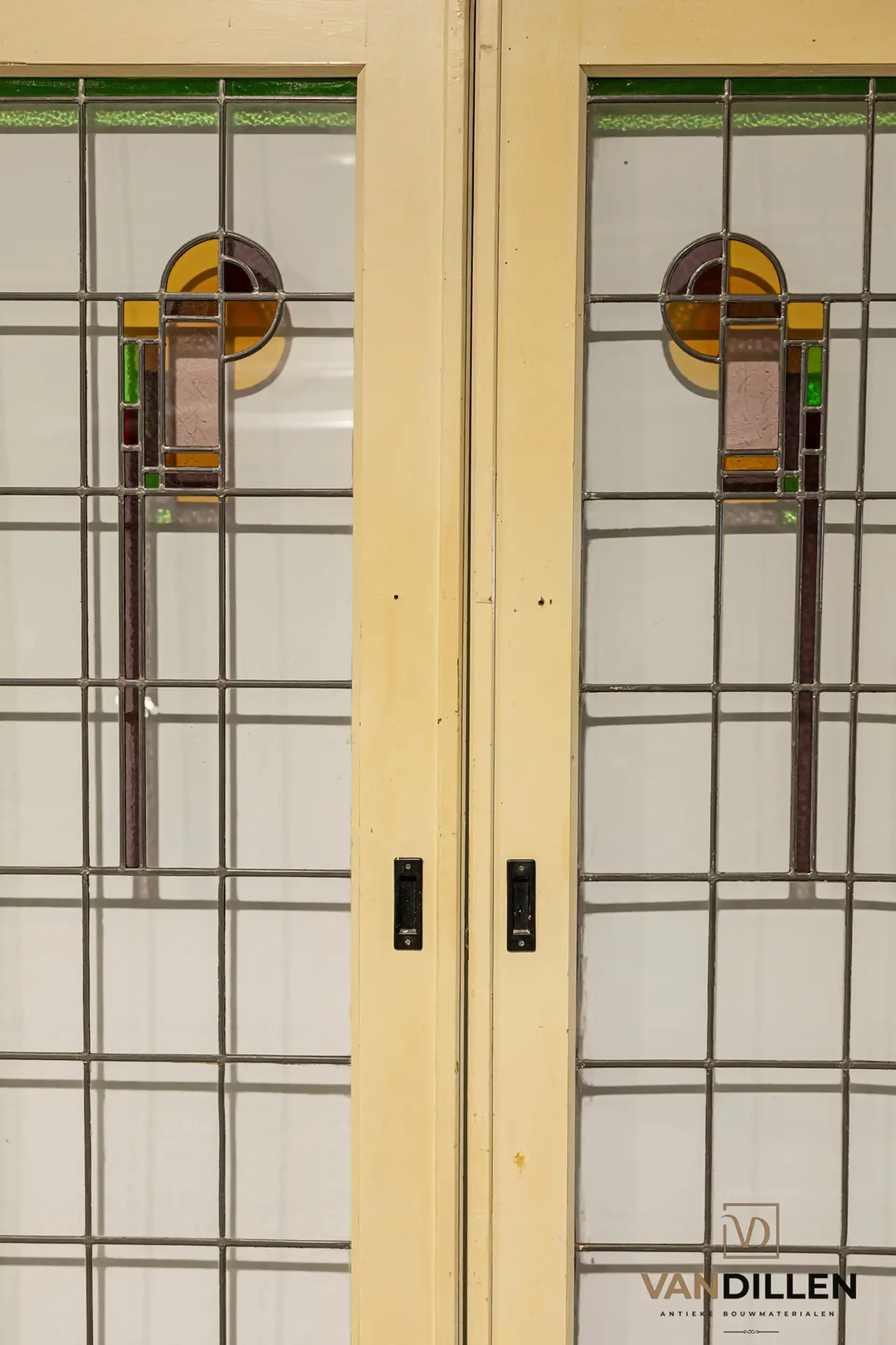 Nr 43 Antieke Schuif Ensuite Deuren Kopen Glas In Lood Kunst