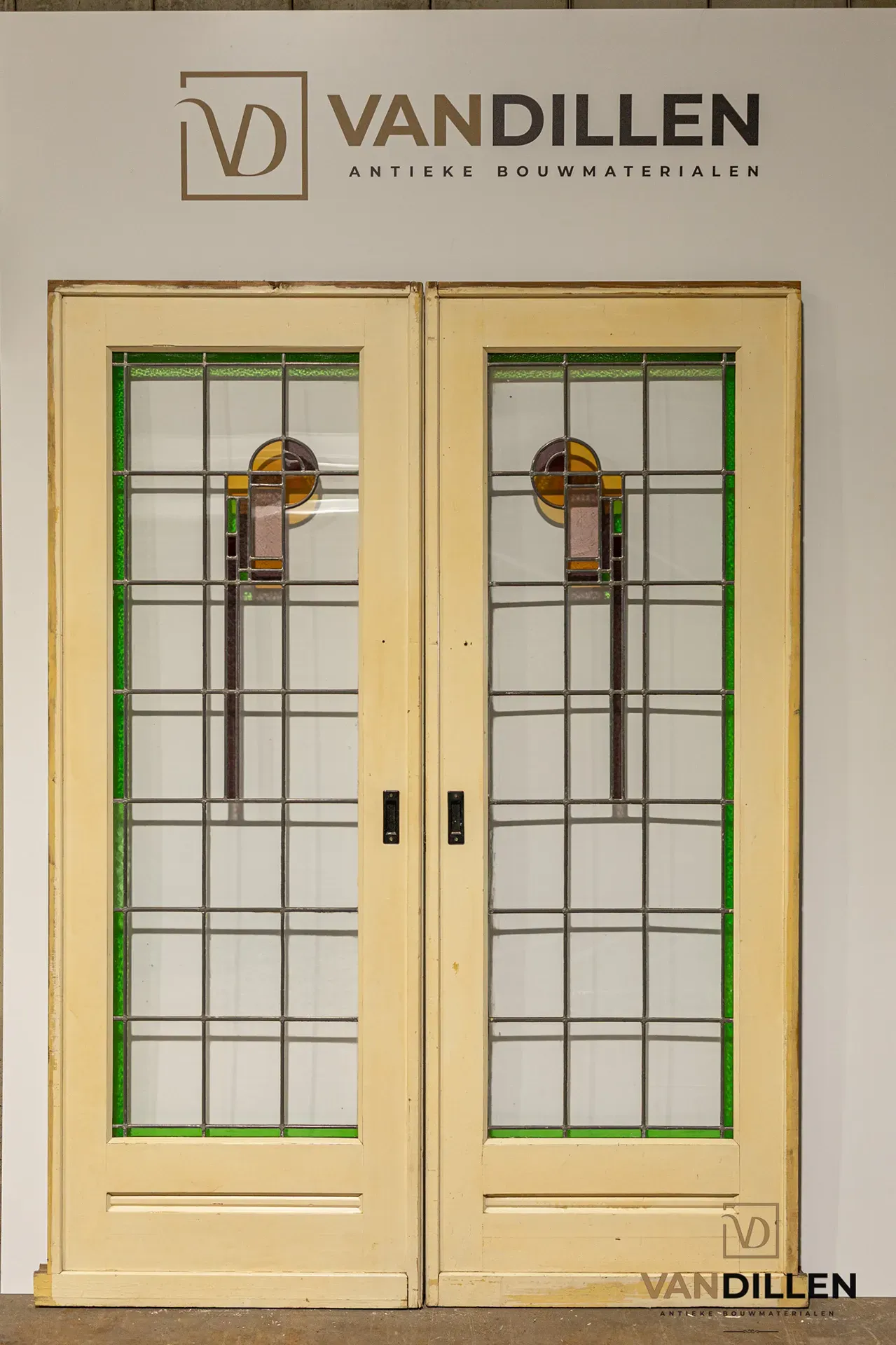 N° 43, portes coulissantes intérieures anciennes Art déco